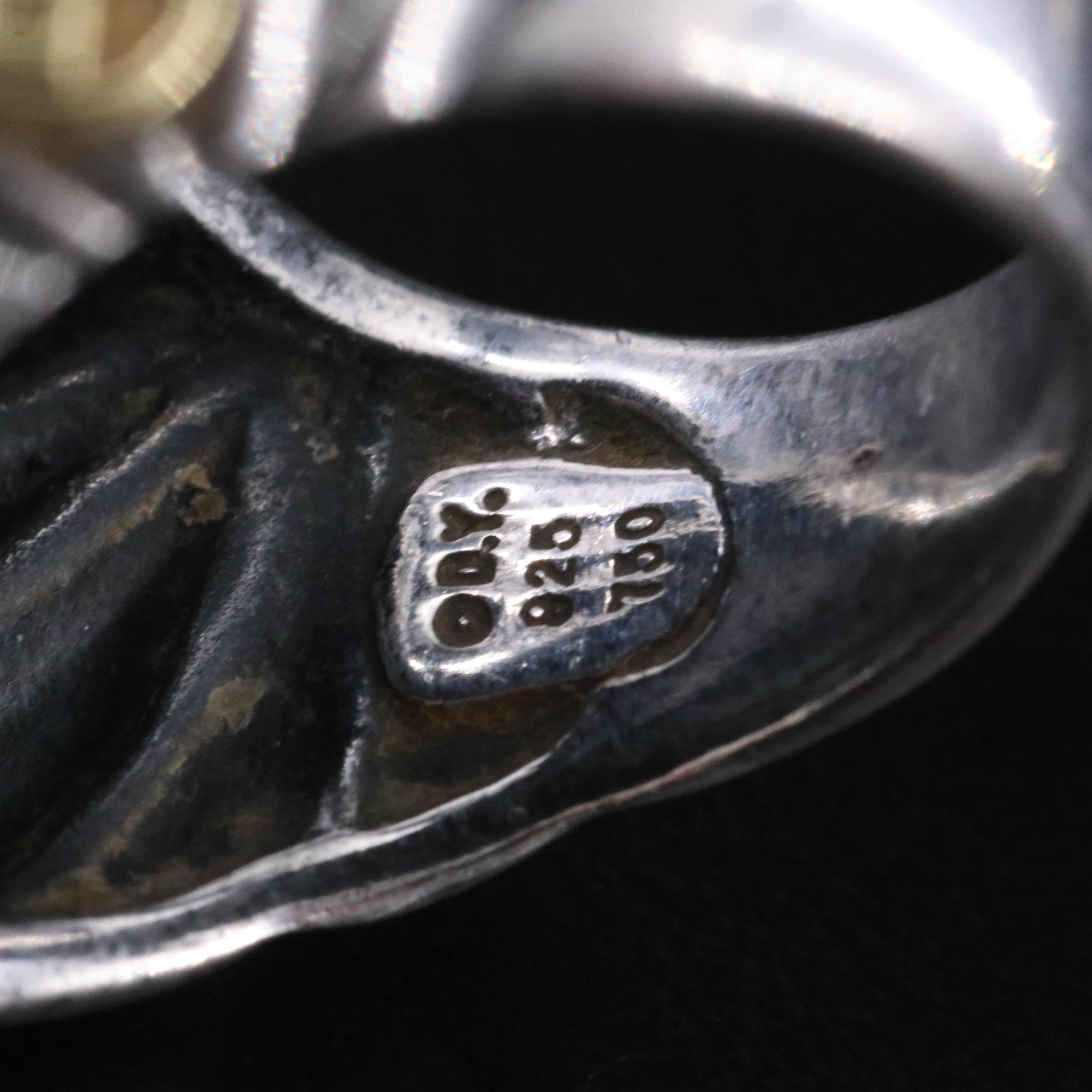 David Yurman Sculpted Cable Sterling Dome Ring with 18K Accent