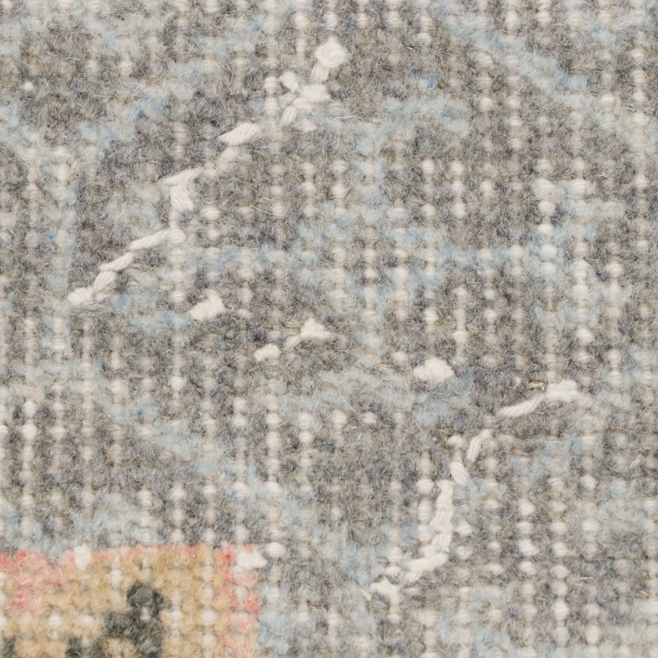 6'2 x 9'10 Hand-Knotted Turkish Oushak Area Rug