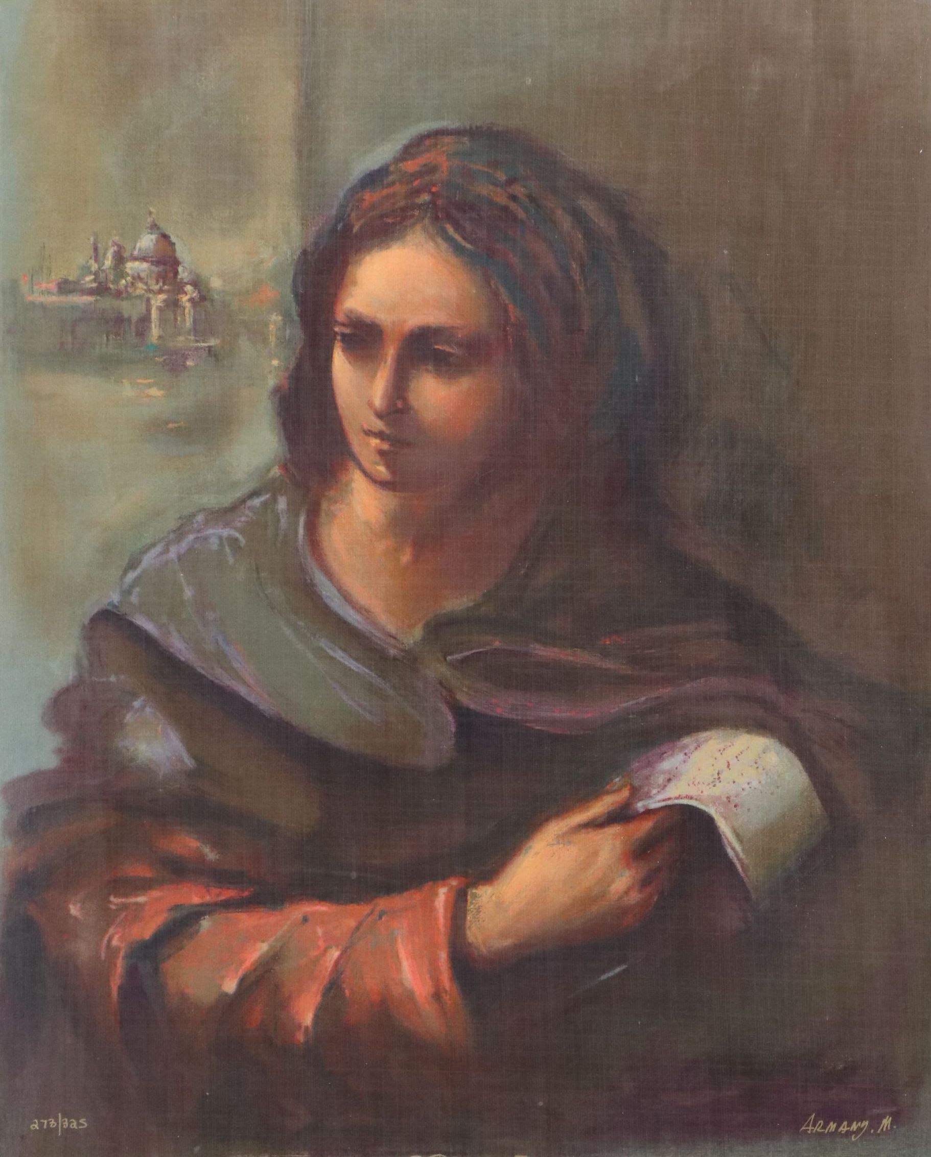 Armen Moumjian Serigraph "Dream of Love," Late 20th Century