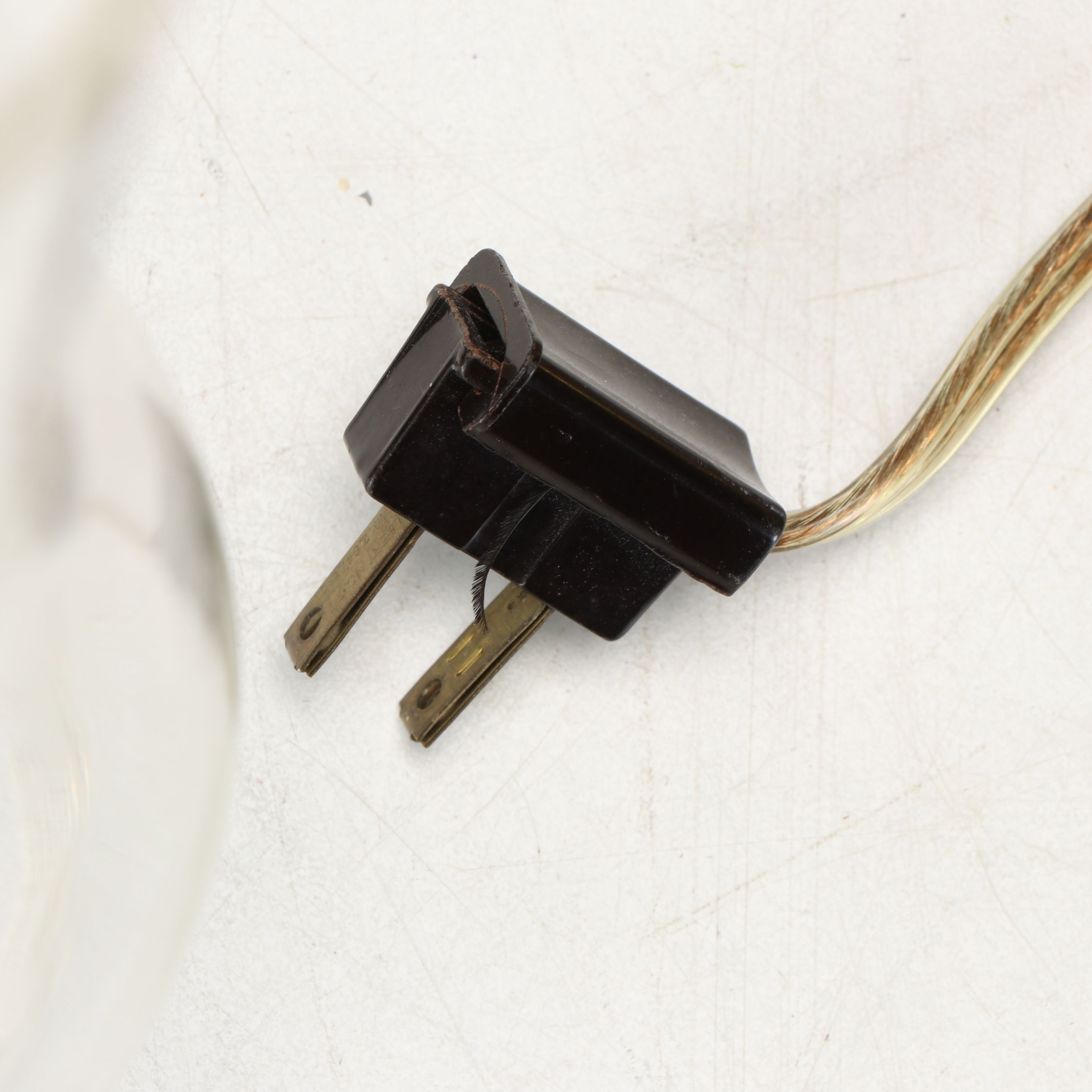 Victorian Brass Double Arm Student Lamp, Adapted