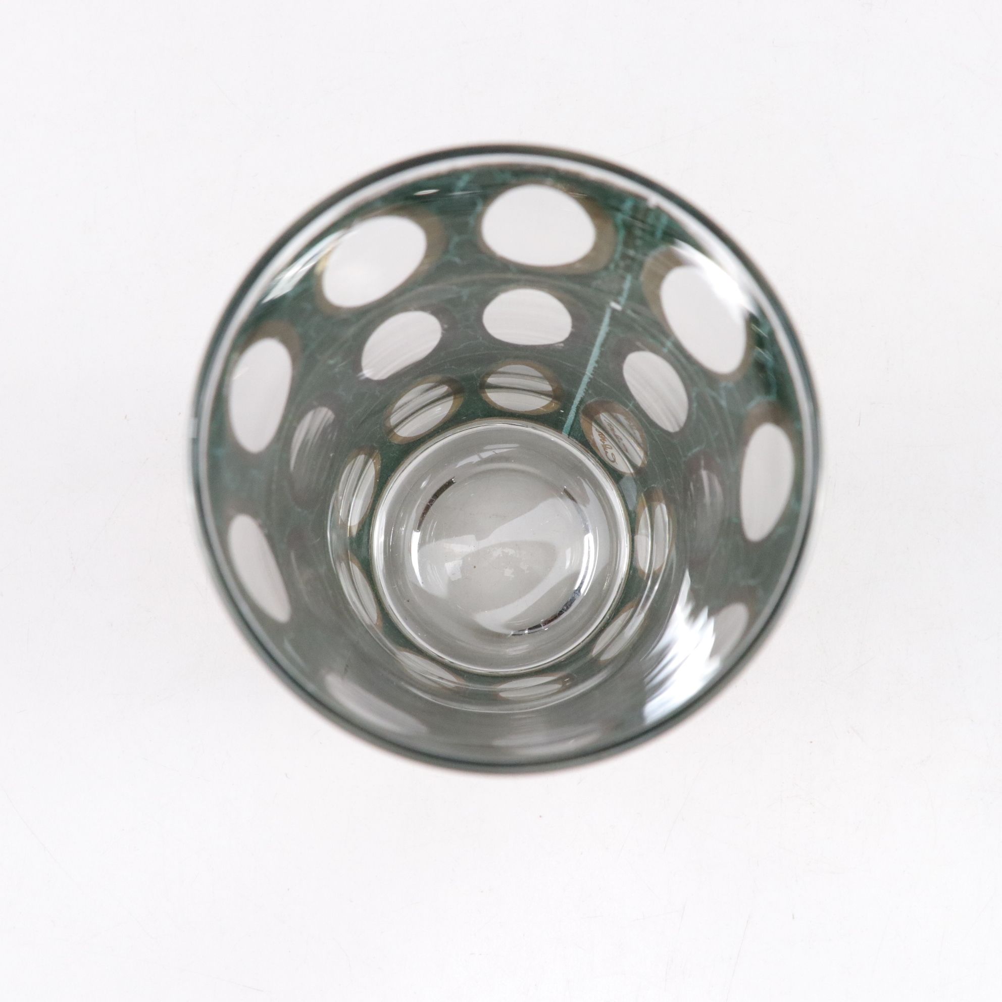 MCM Culver "Pisa" Crackle Gilt with Feather Motif Highball Glasses