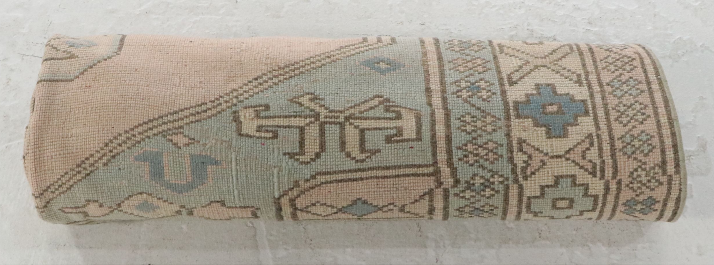 4'8 x 6'7 Hand-Knotted Turkish Anatolian Oushak Area Rug