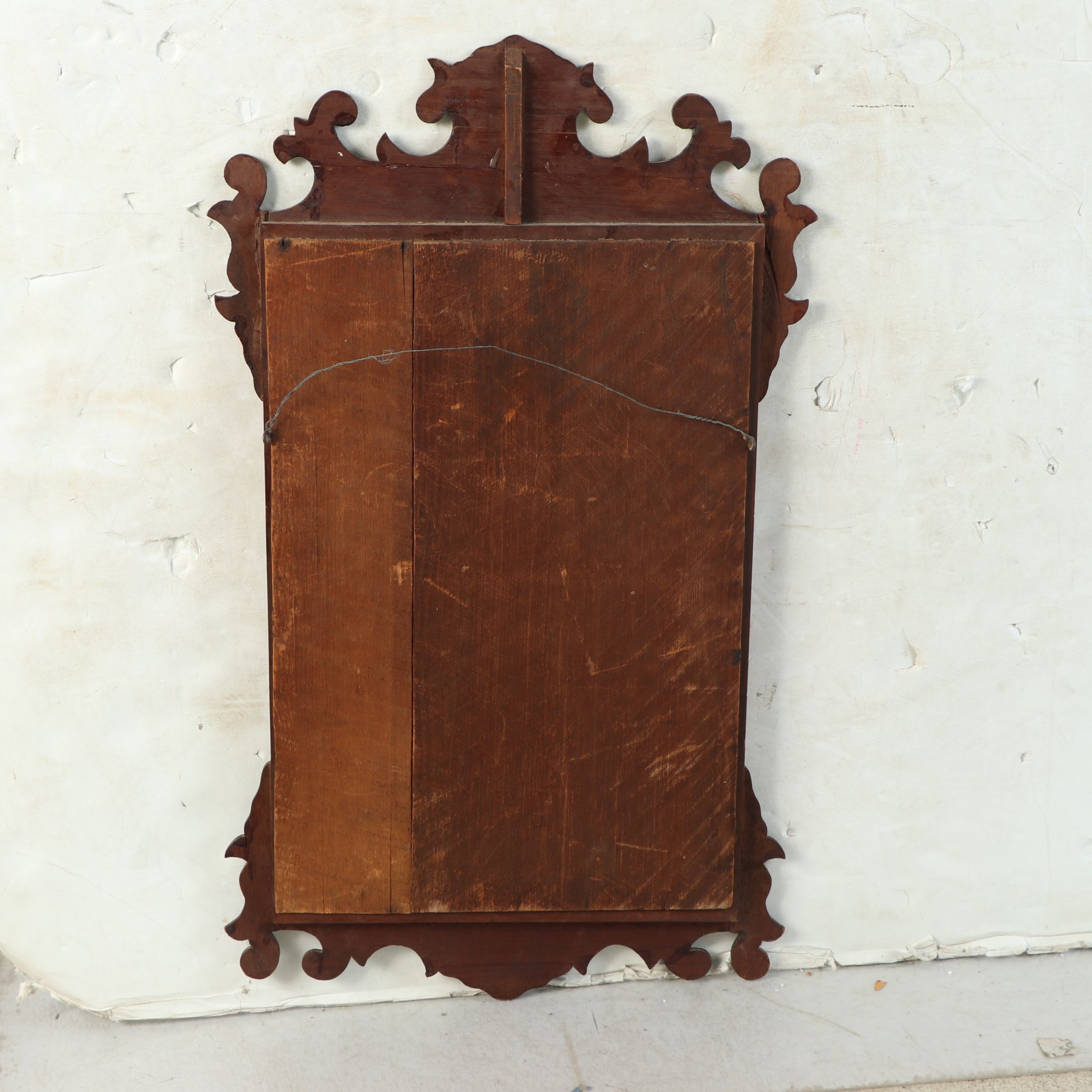 Chippendale Style Wood Wall Mirror