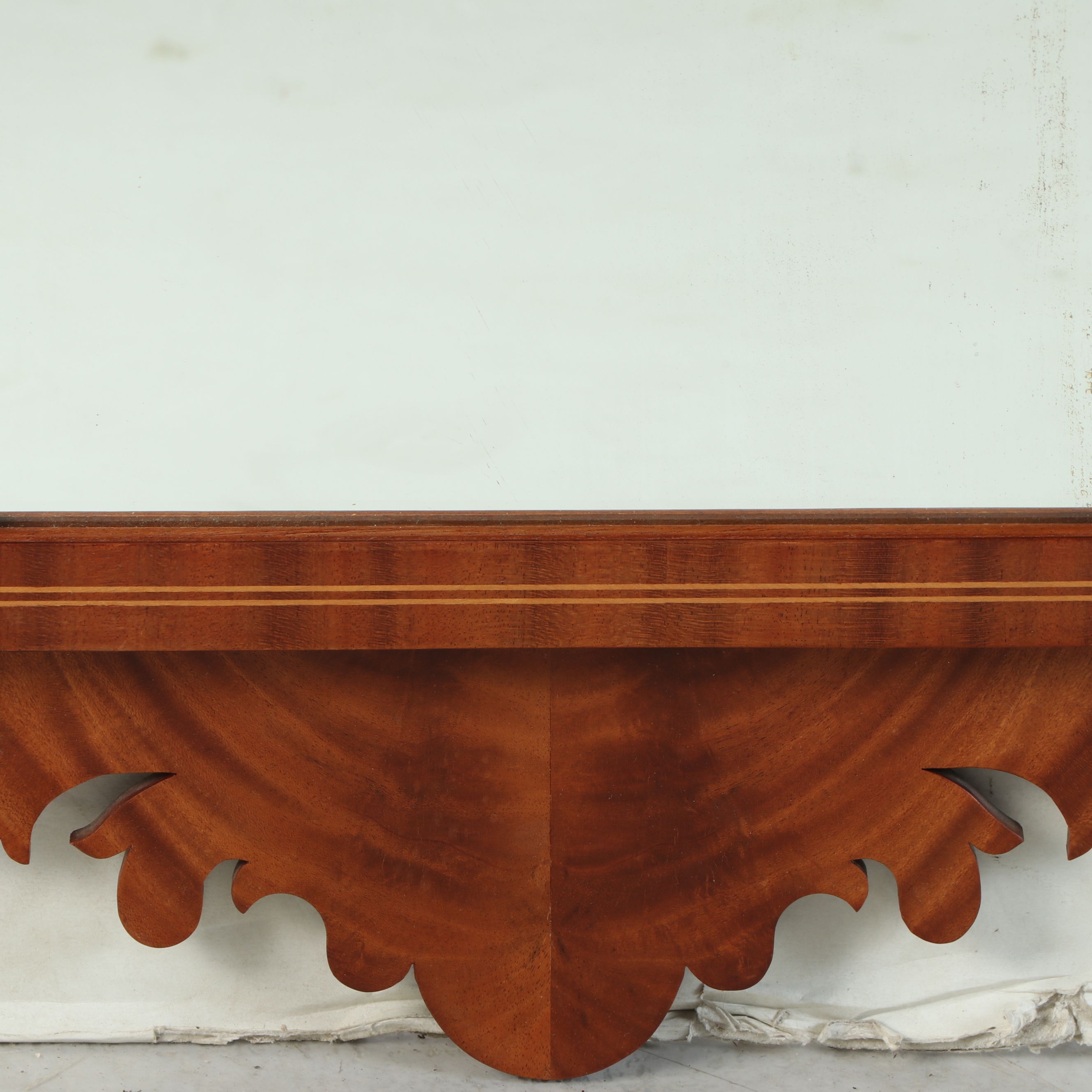 Chippendale Style Wood Wall Mirror