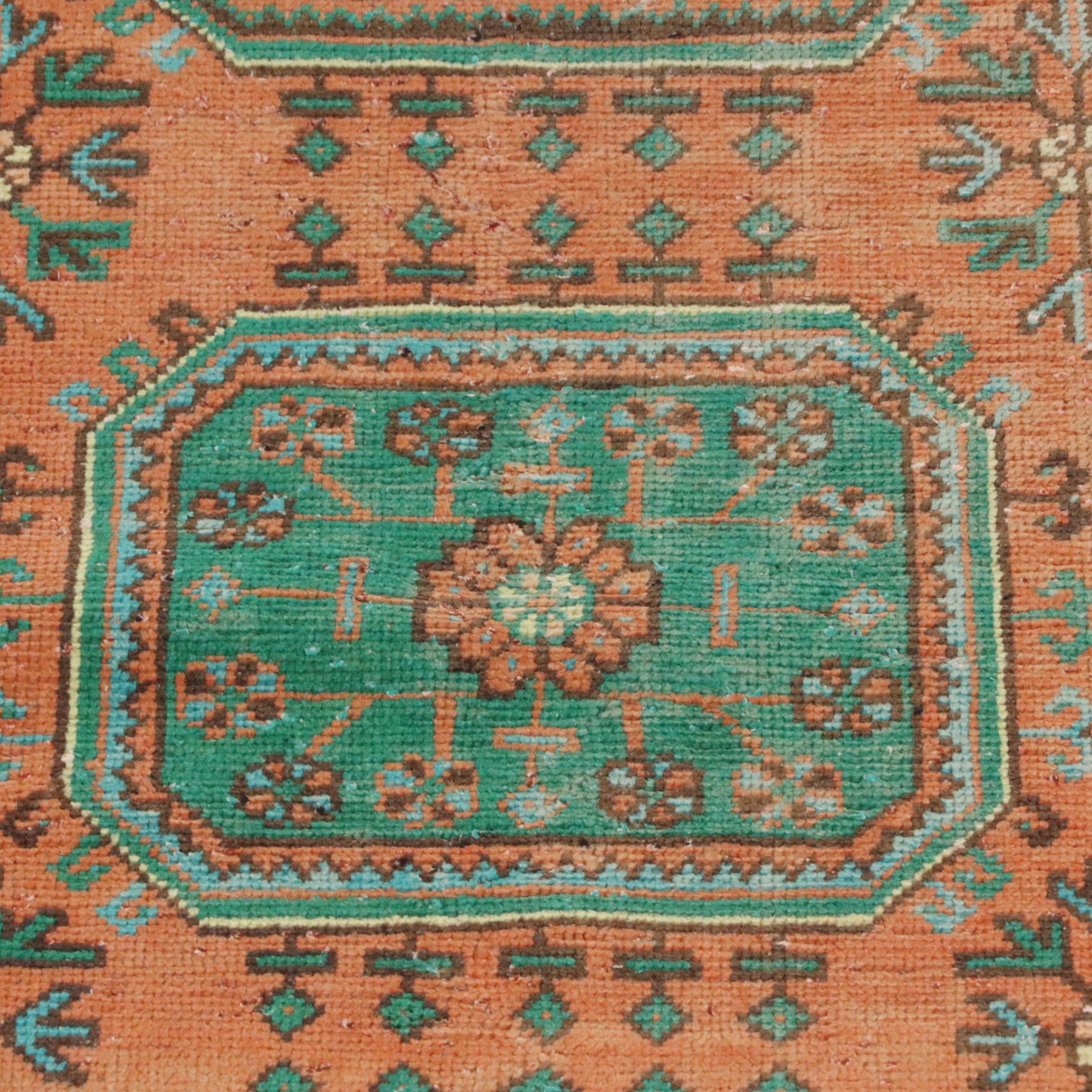 2'11 x 11'3 Hand-Knotted Turkish Kazak Style Long Rug