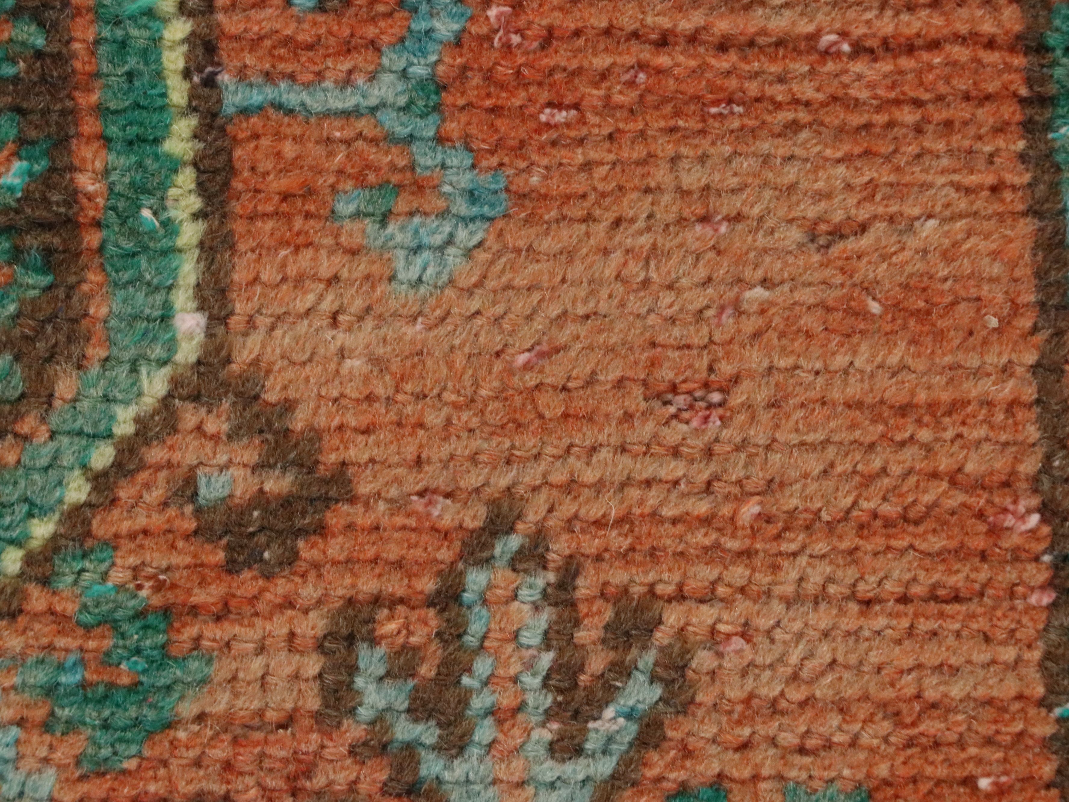 2'11 x 11'3 Hand-Knotted Turkish Kazak Style Long Rug