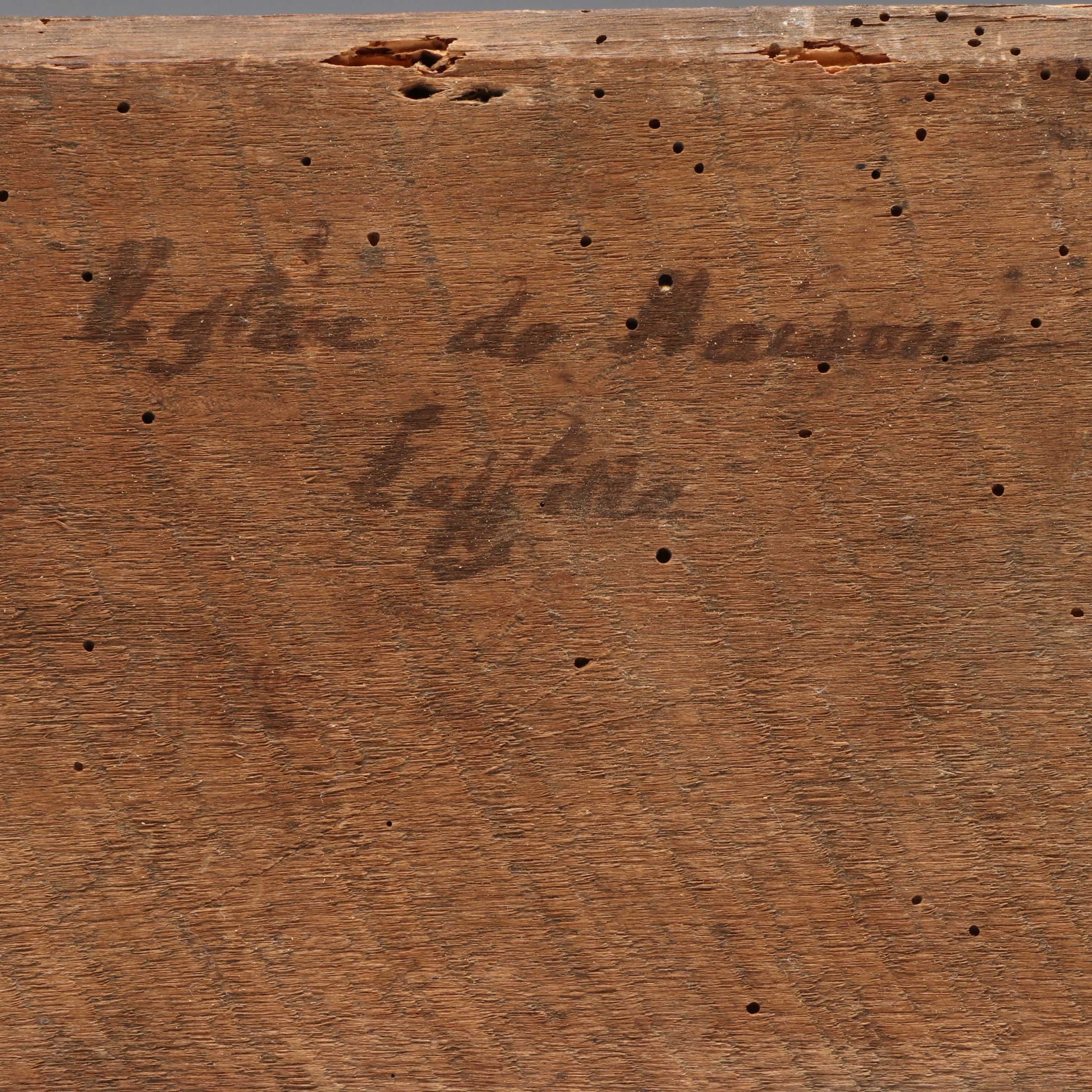 Antique French School Oil Painting of Church