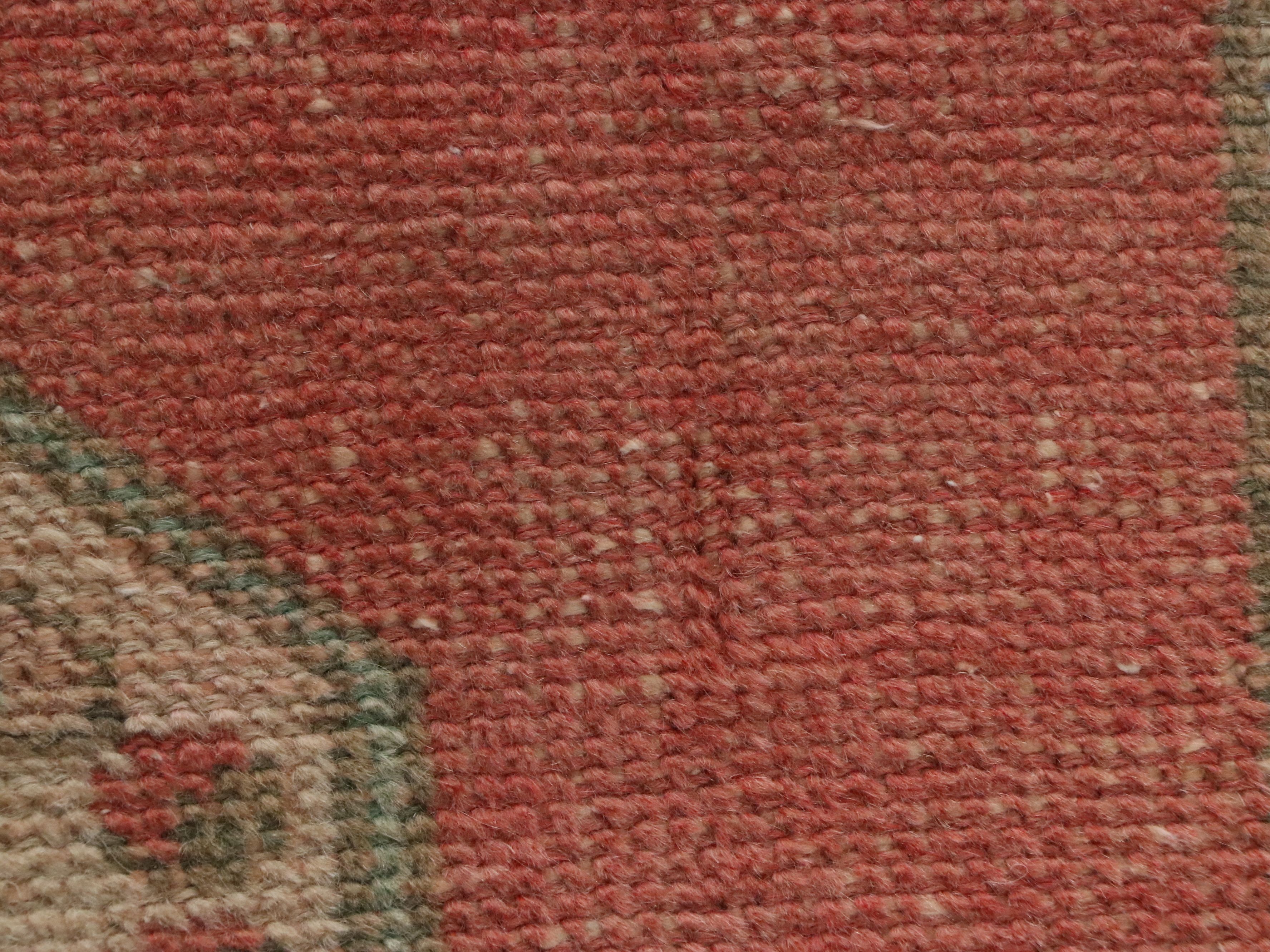 4'2 x 7'2 Hand-Knotted Turkish Anatolian Area Rug