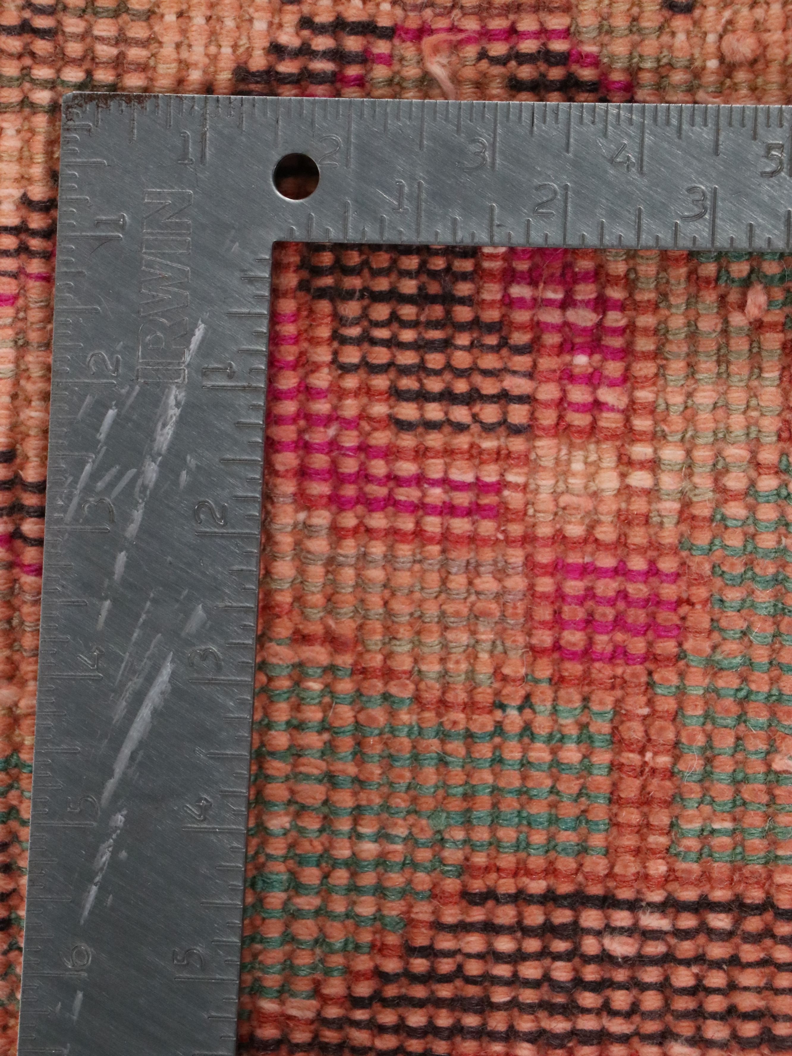 4'2 x 7'2 Hand-Knotted Turkish Anatolian Area Rug