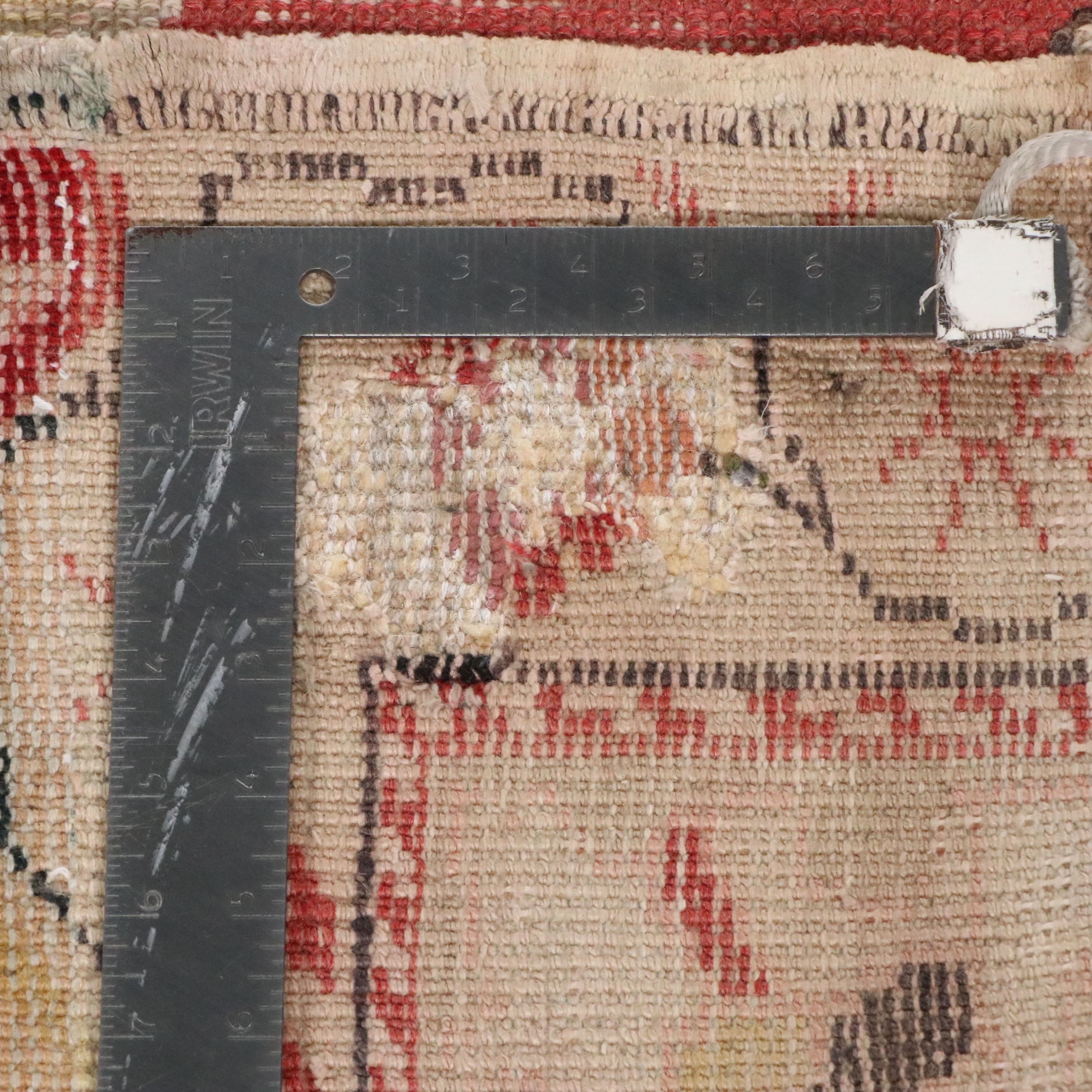 4'5 x 7'11 Hand-Knotted Turkish Anatolian Medallion Rug