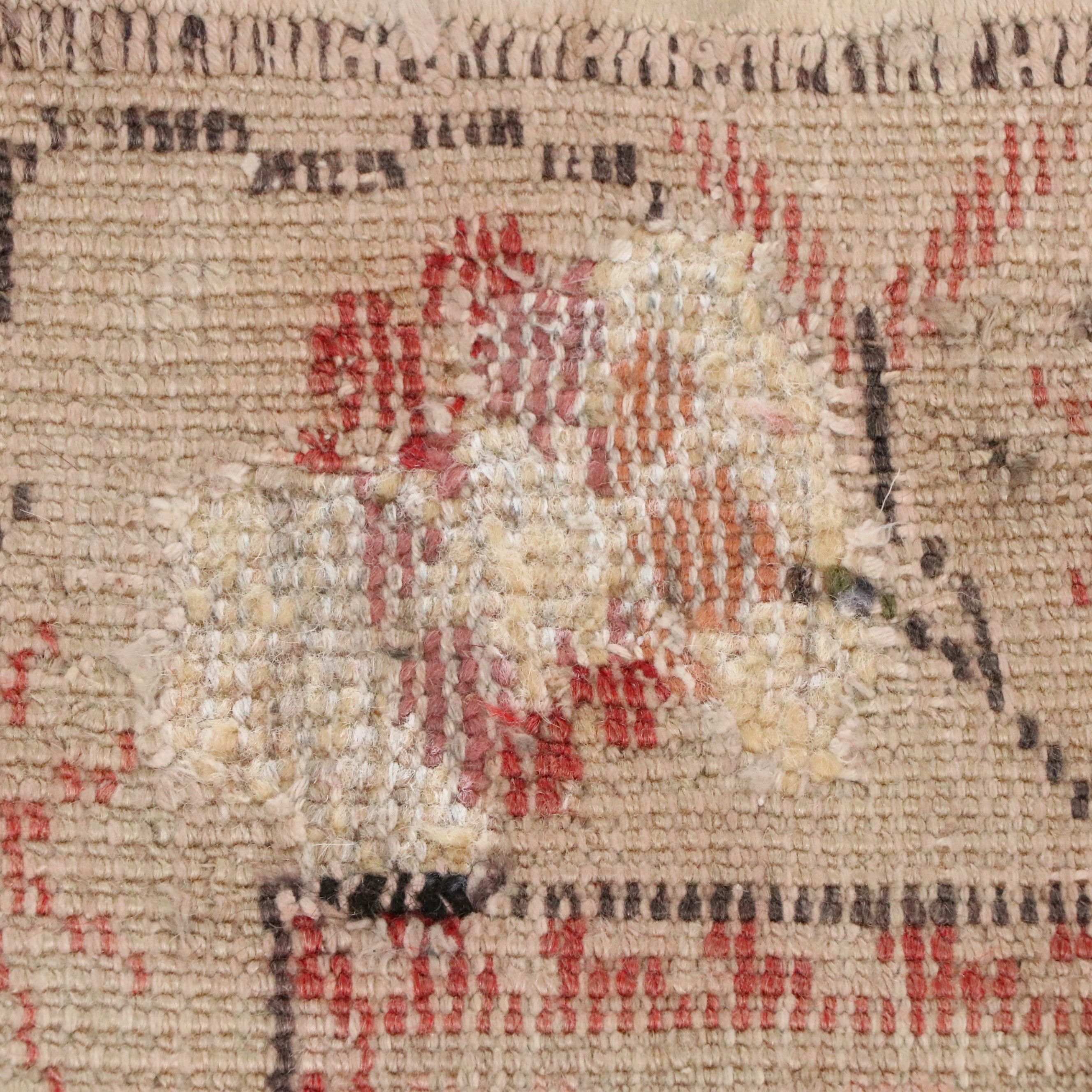 4'5 x 7'11 Hand-Knotted Turkish Anatolian Medallion Rug