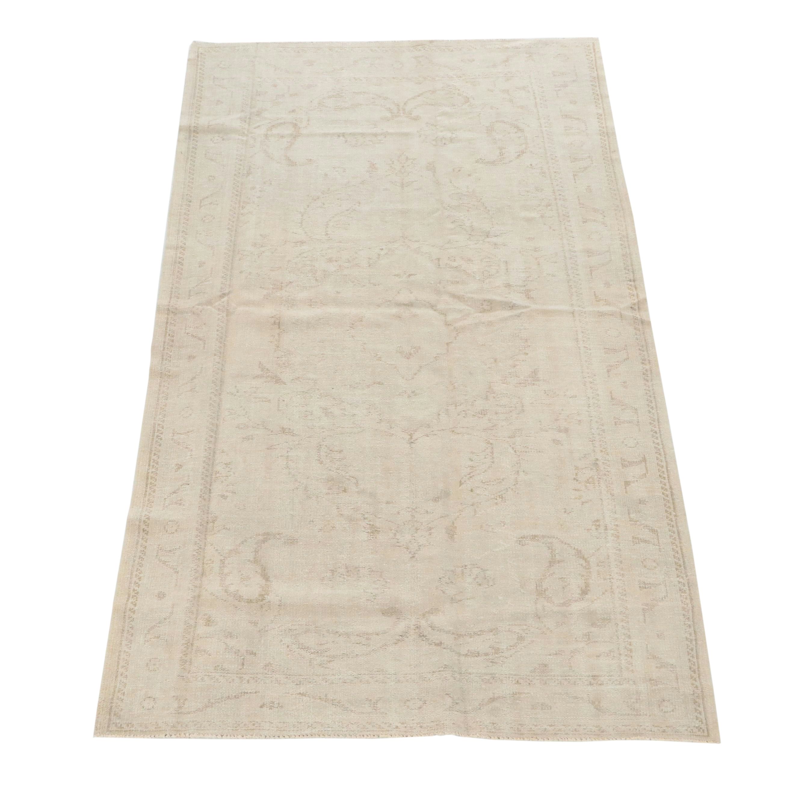 5'11 x 10'3 Hand-Knotted Turkish Oushak Area Rug