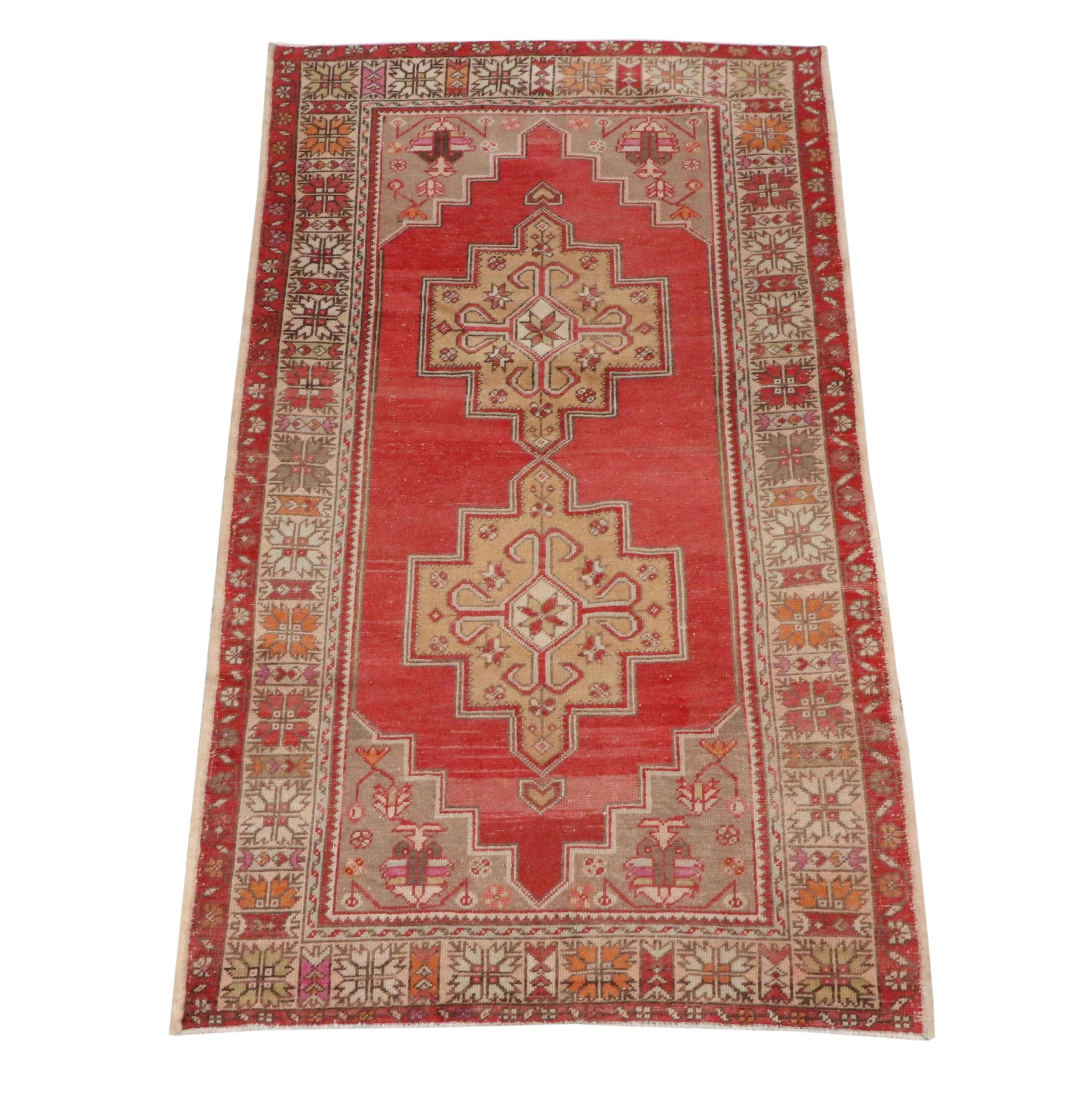 4'6 x 8'6 Hand-Knotted Turkish Konya Area Rug