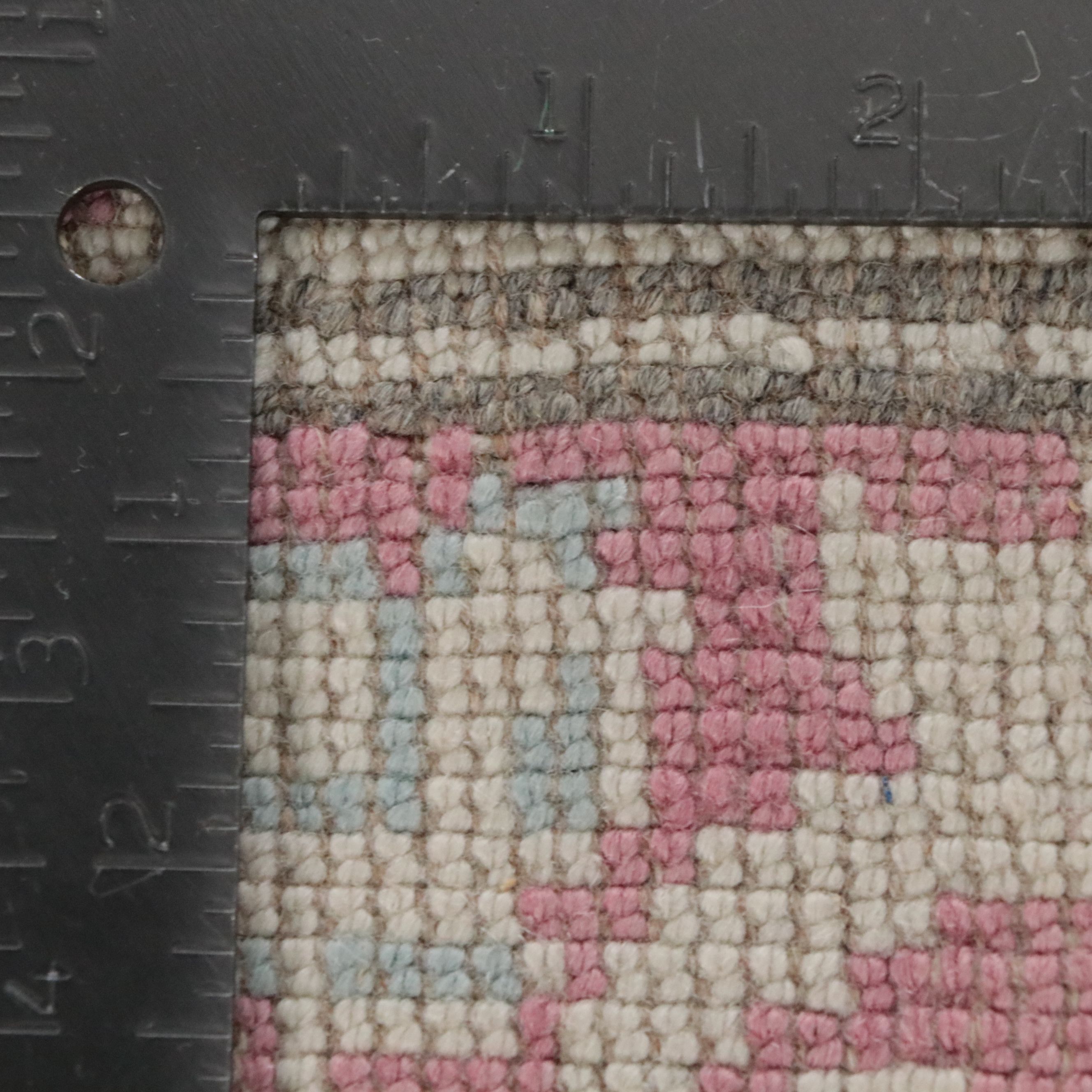 4'2 x 5'9 Hand-Knotted Turkish Oushak Area Rug