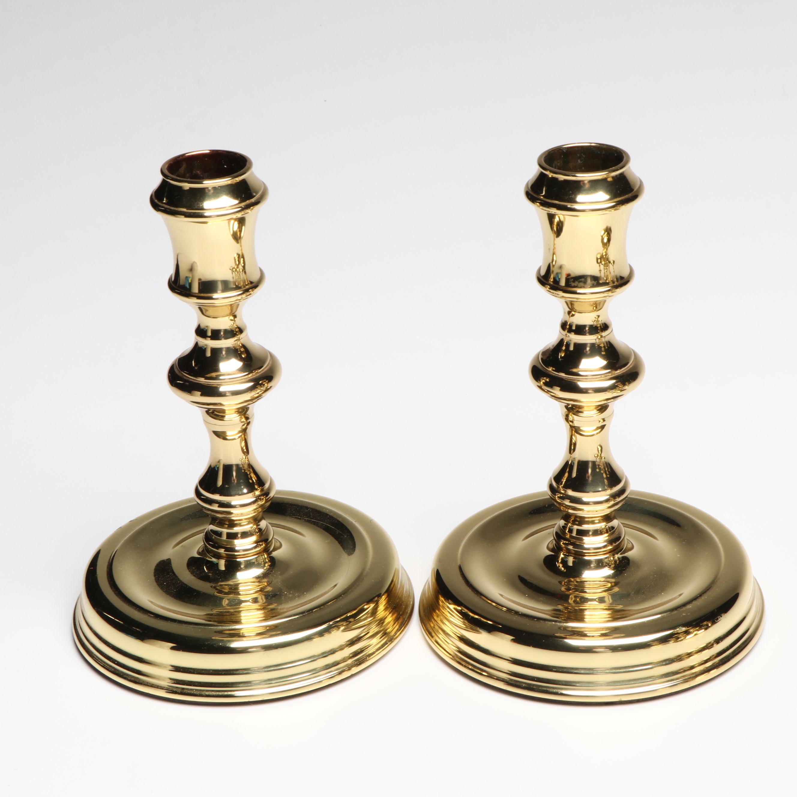 Baldwin Victorian Style Brass Candlesticks