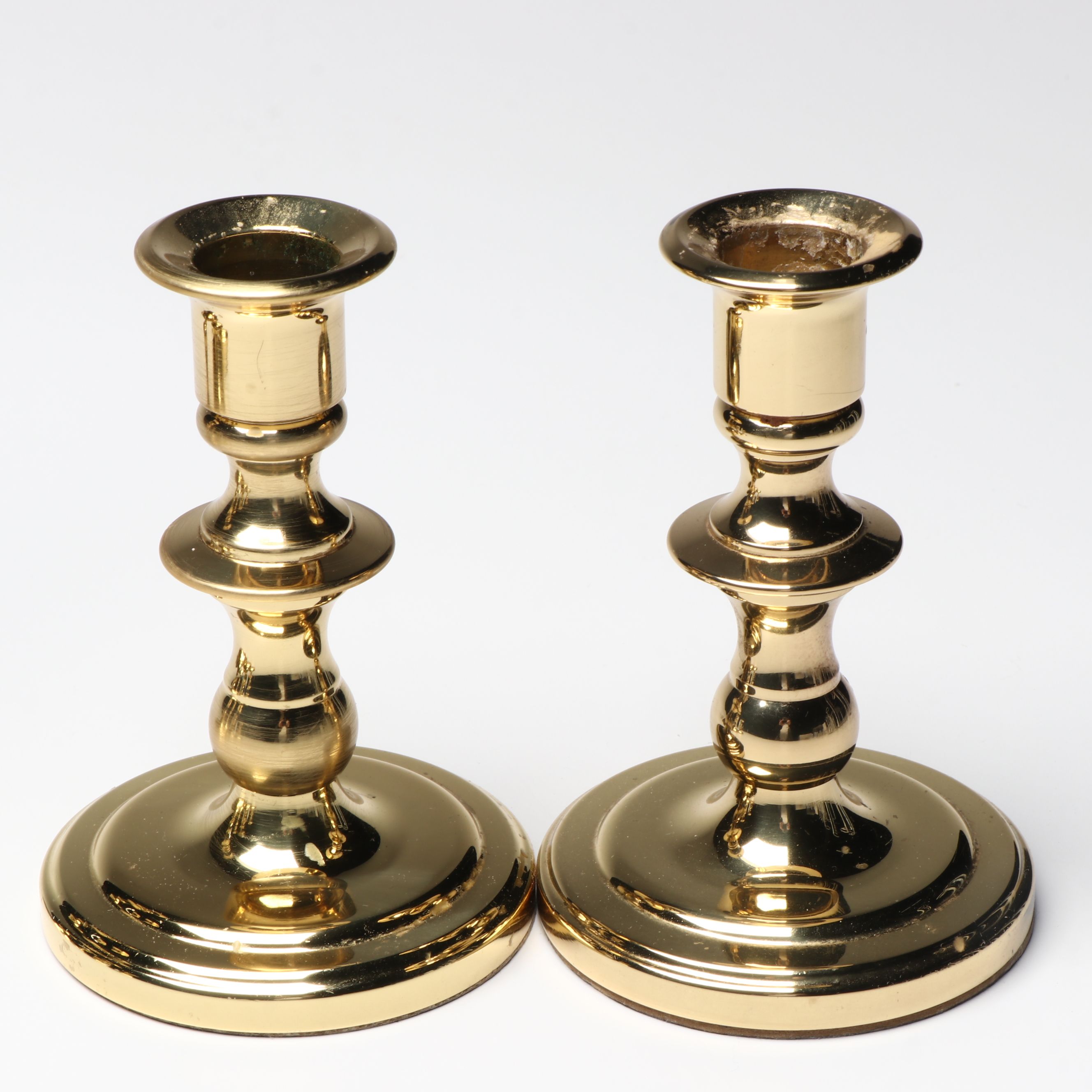 Baldwin Victorian Style Brass Candlesticks