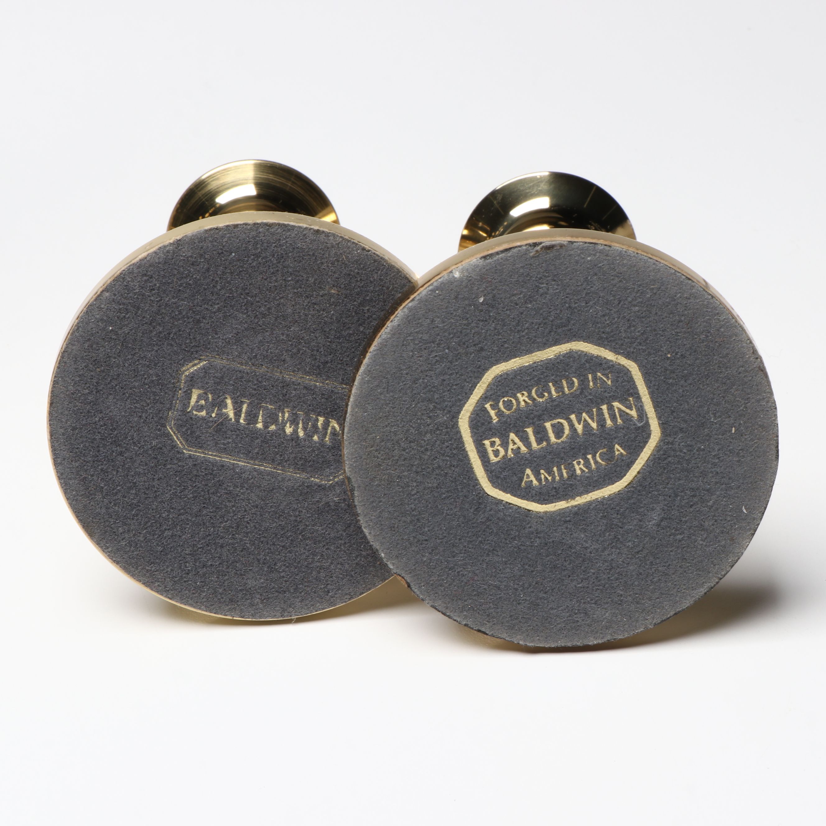 Baldwin Victorian Style Brass Candlesticks