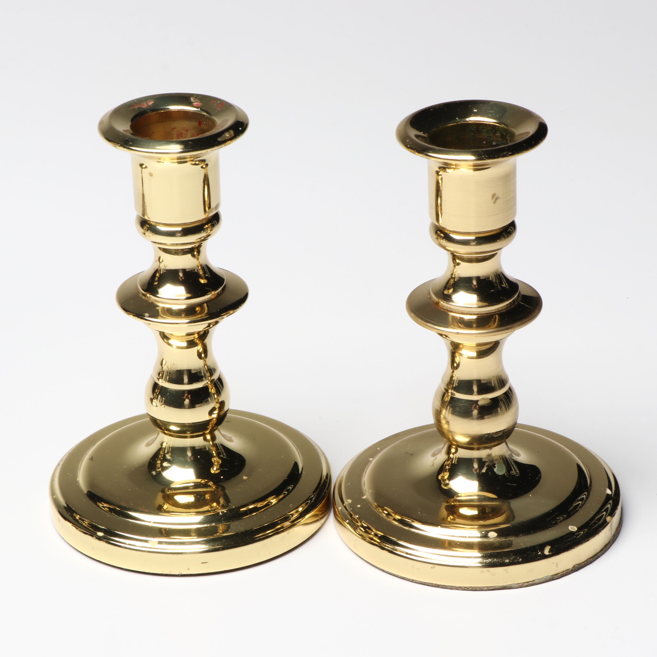 Baldwin Victorian Style Brass Candlesticks