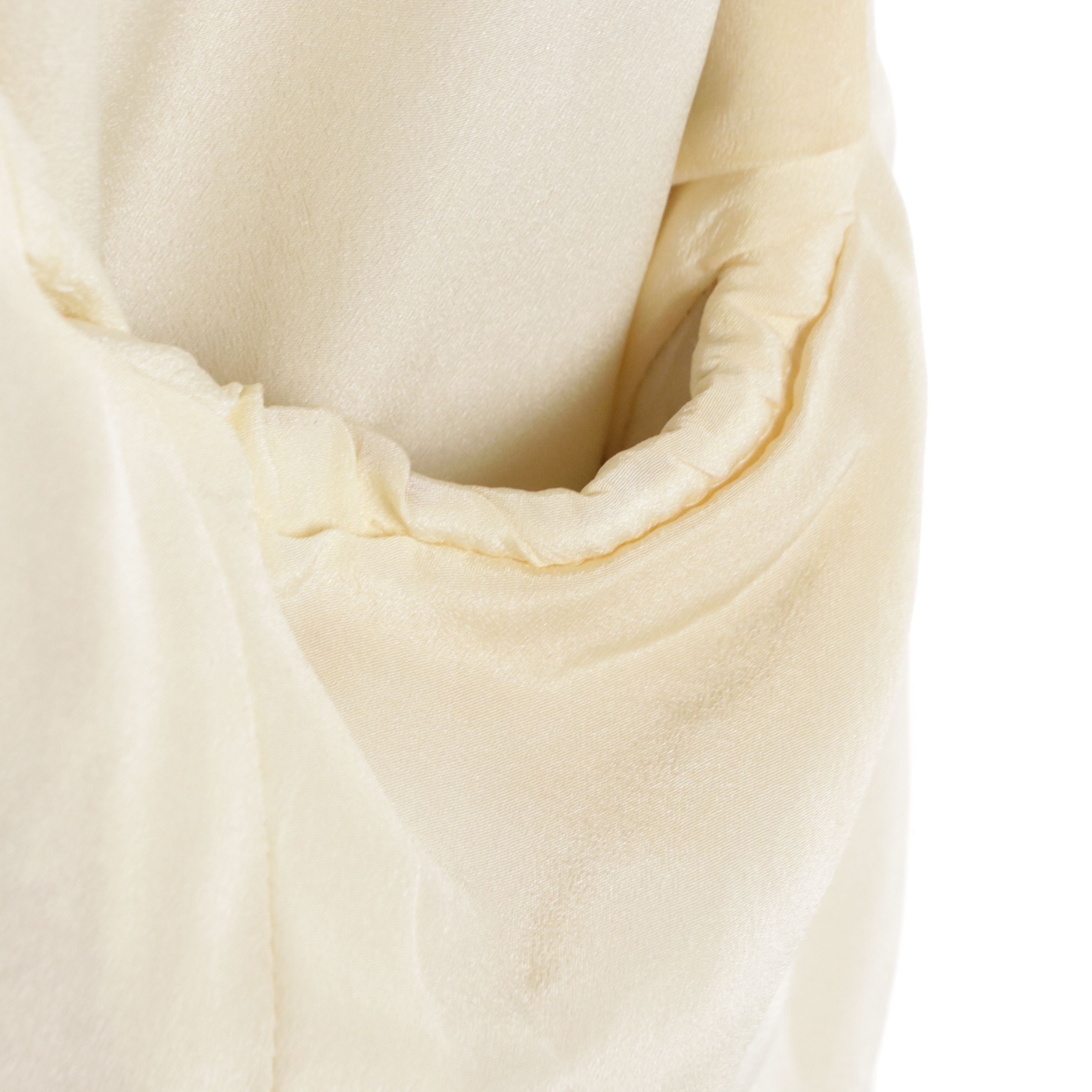 Valentino Collarless Skirt Suit in Silk Noil Canvas