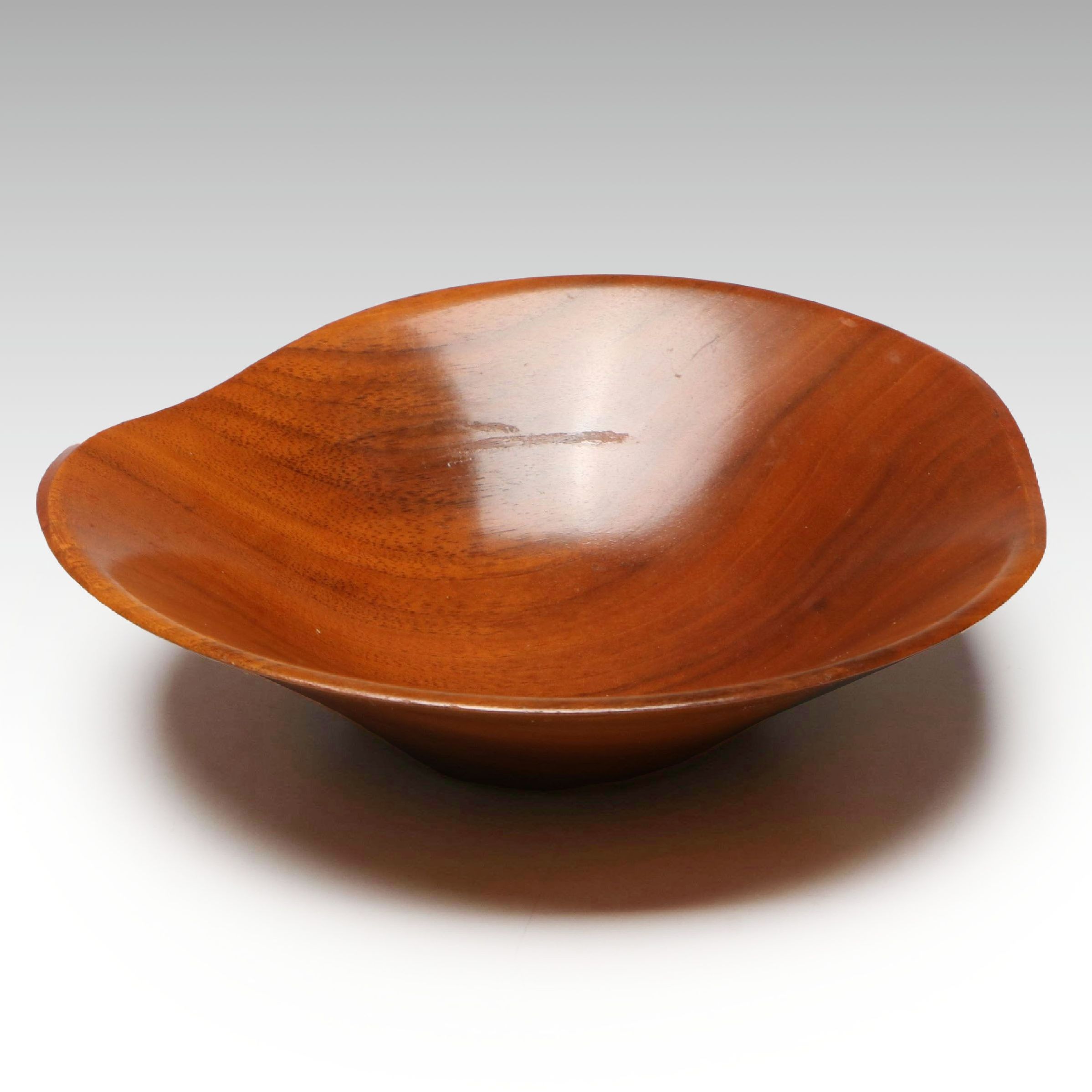 Osolnik Originals Walnut Bowl, Mid to Late 20th Century