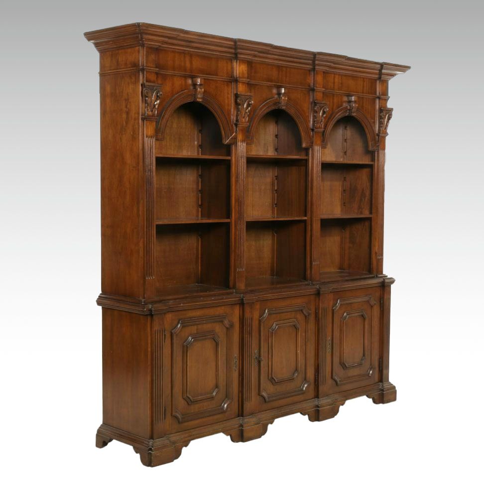 Neoclassical Style Cabinet Bookcase, Late 20th to Early 21st Century