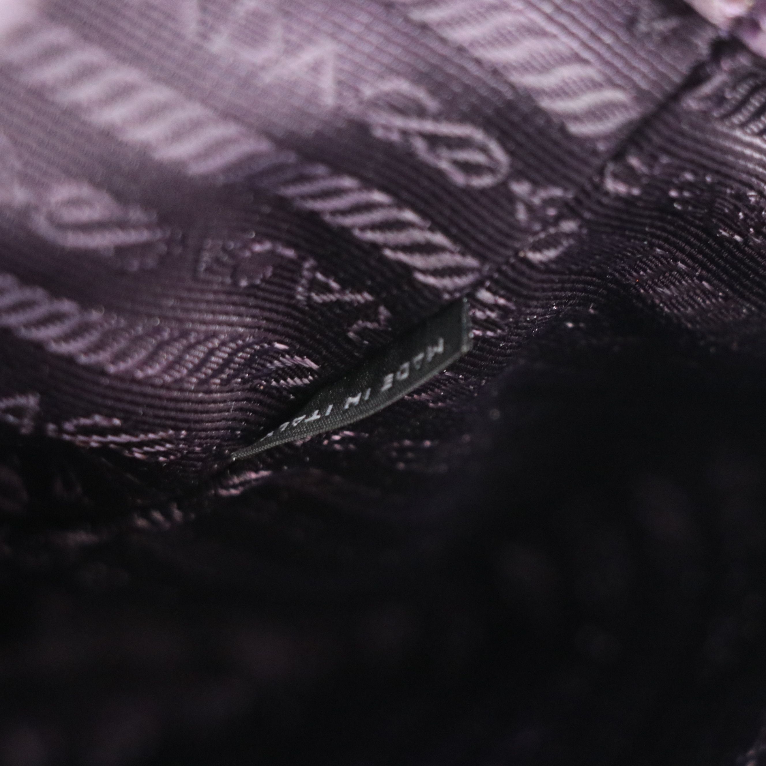 Prada Two-Way Shopper Tote in Purple Vernice Saffiano Lux Leather