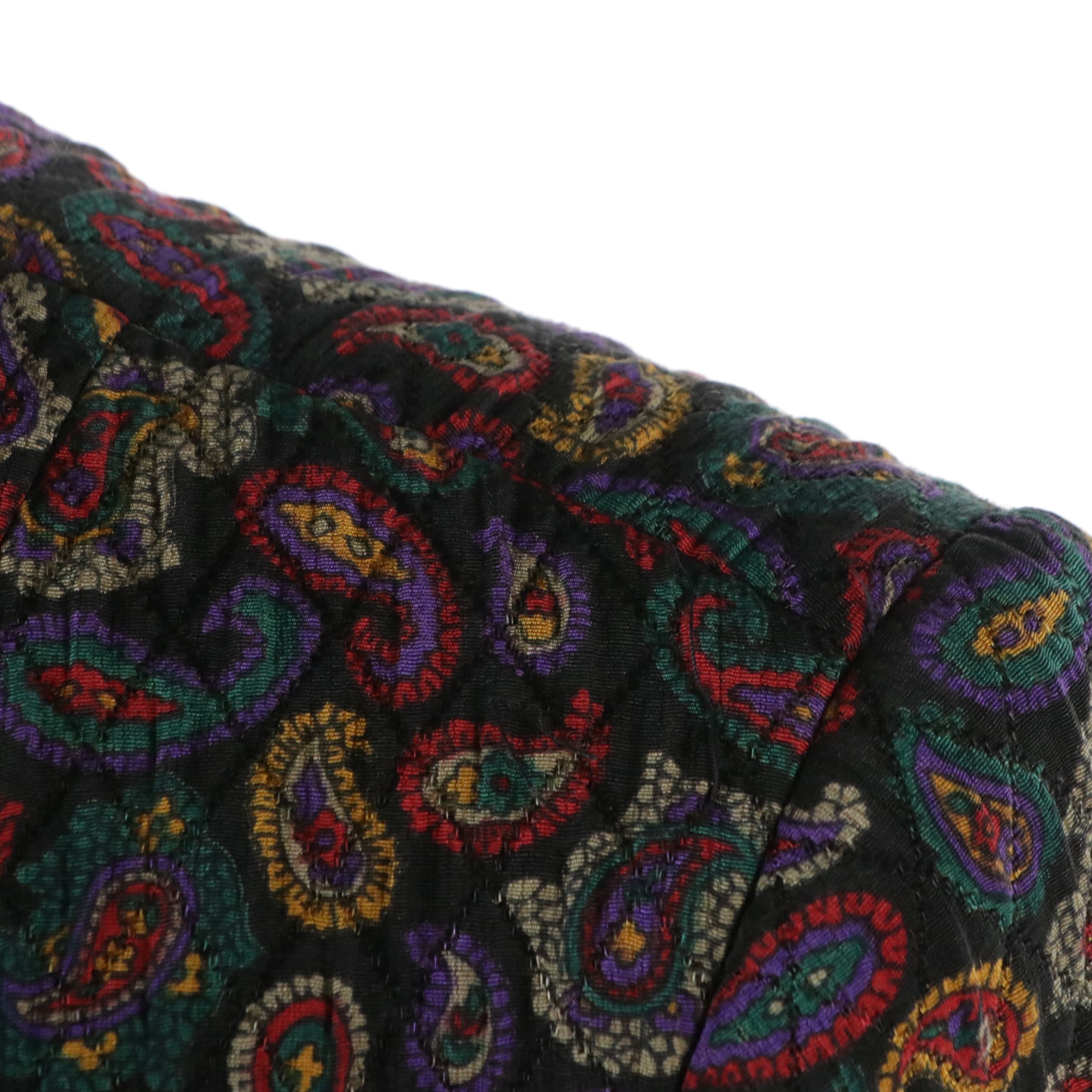 Valentino Garavani Miss V Skirt Suit in Quilted Paisley Wool Blend