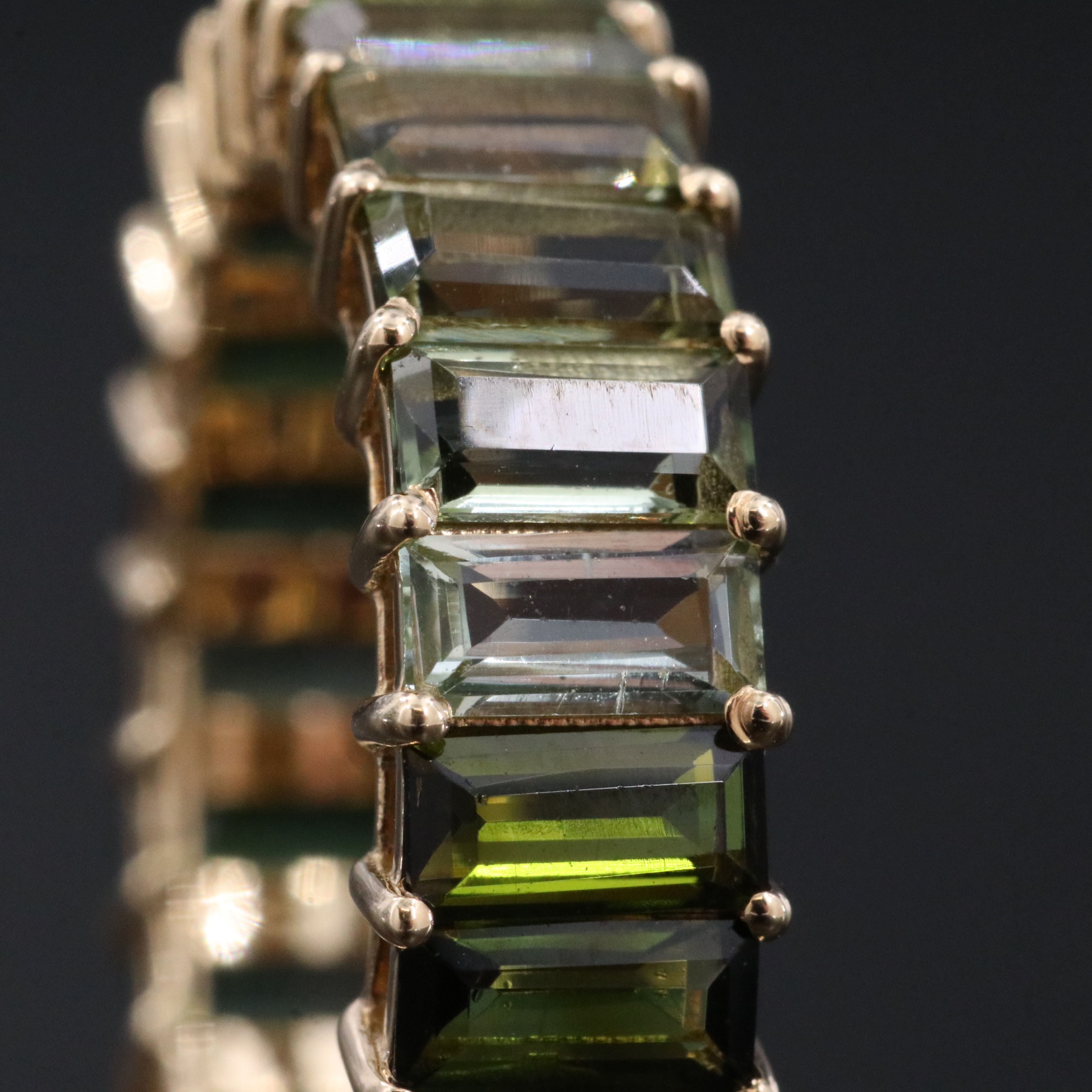 14K 5.25 CTW Tourmaline Eternity Band