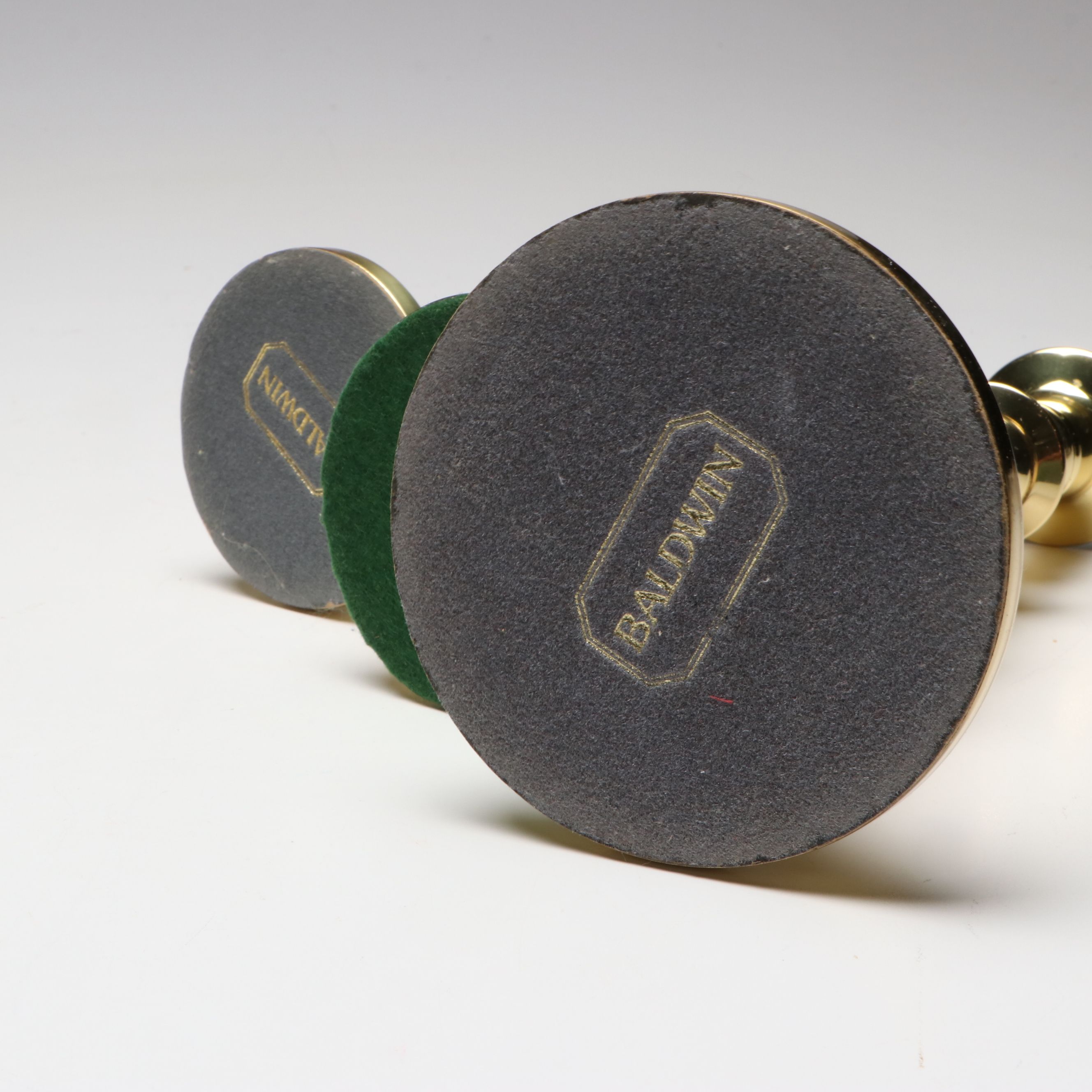 Baldwin Brass Console Candlesticks, Mid to Late 20th Century