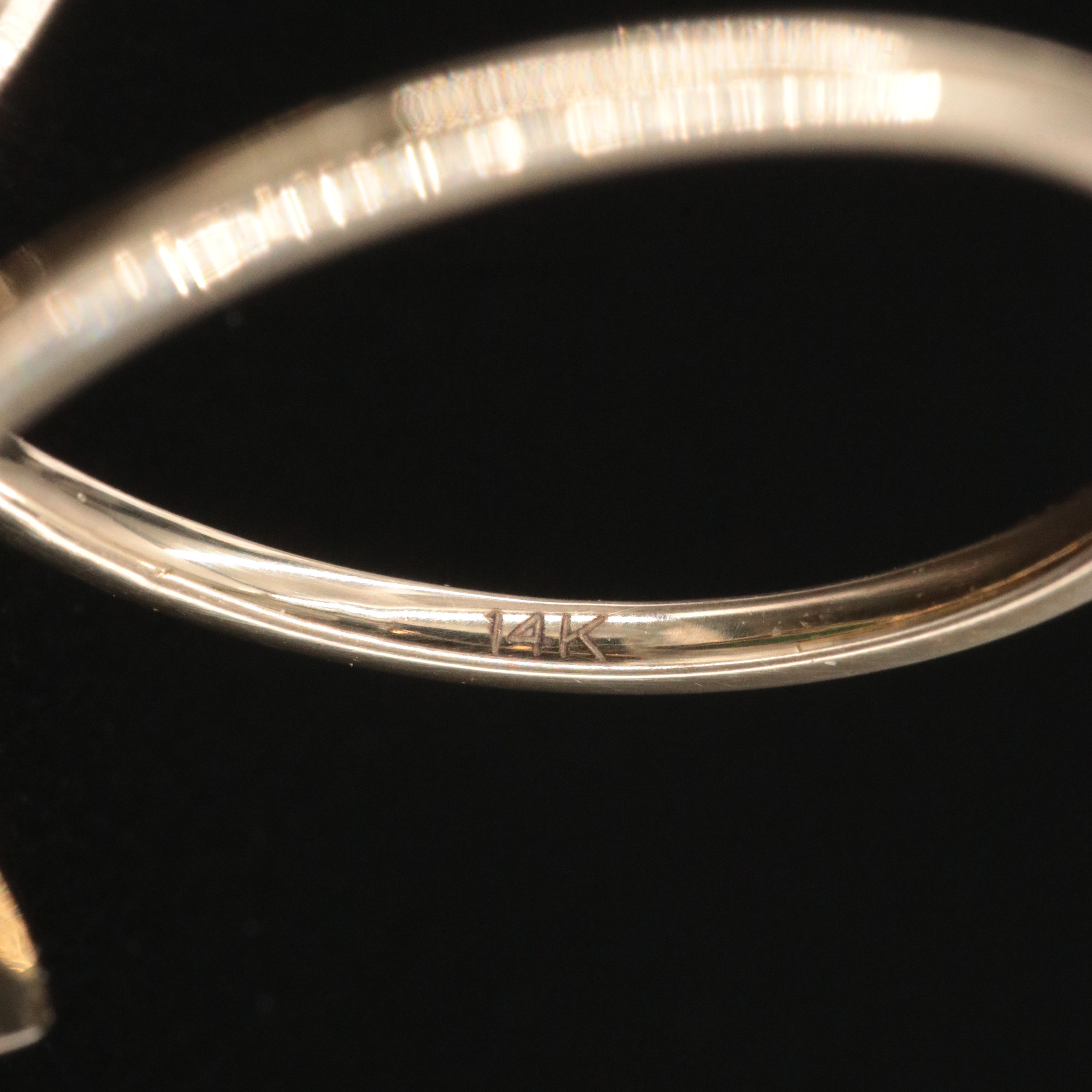 14K 2.37 CTW Emerald Toi et Moi Ring