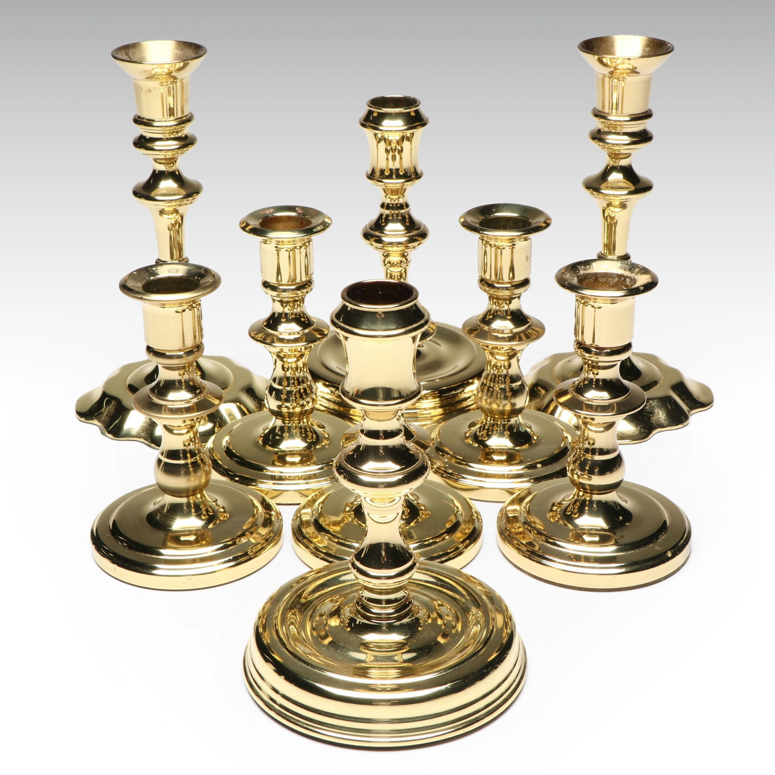 Baldwin Victorian Style Brass Candlesticks