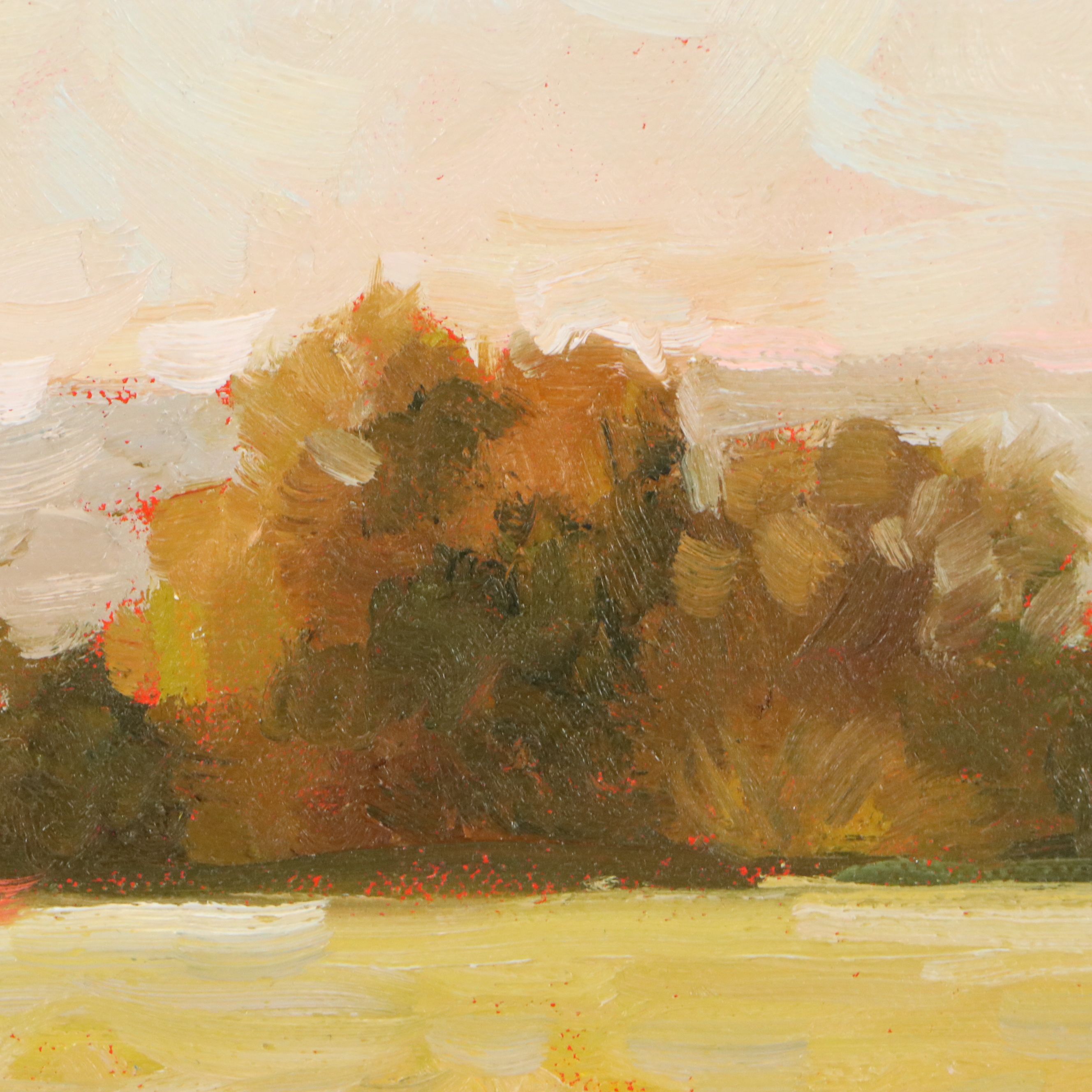 Sally Rosenbaum Landscape Oil Painting, Circa 2025