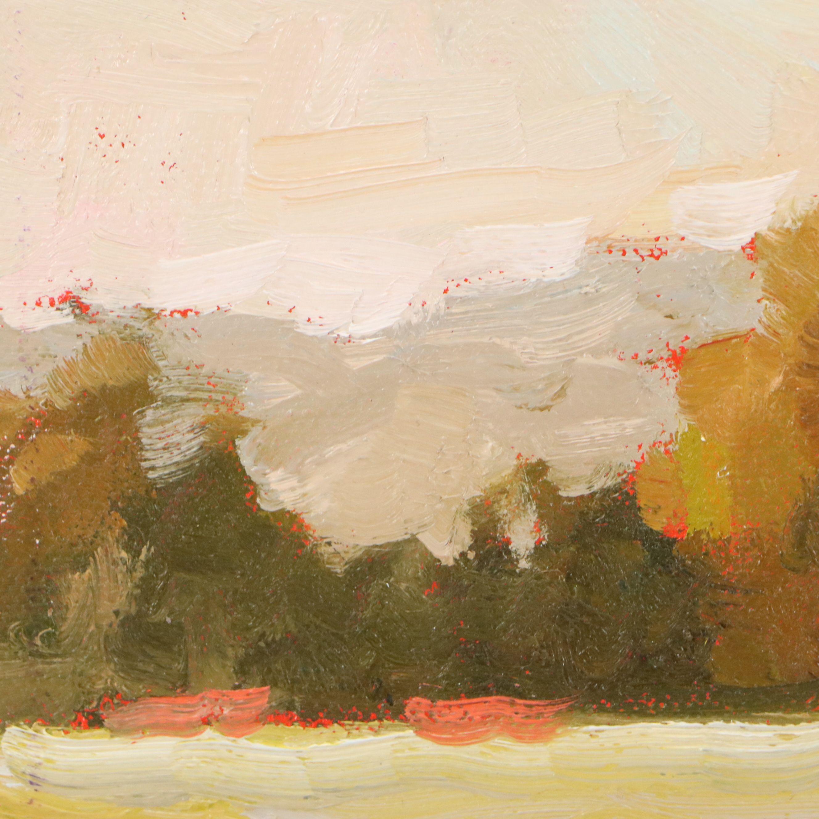 Sally Rosenbaum Landscape Oil Painting, Circa 2025