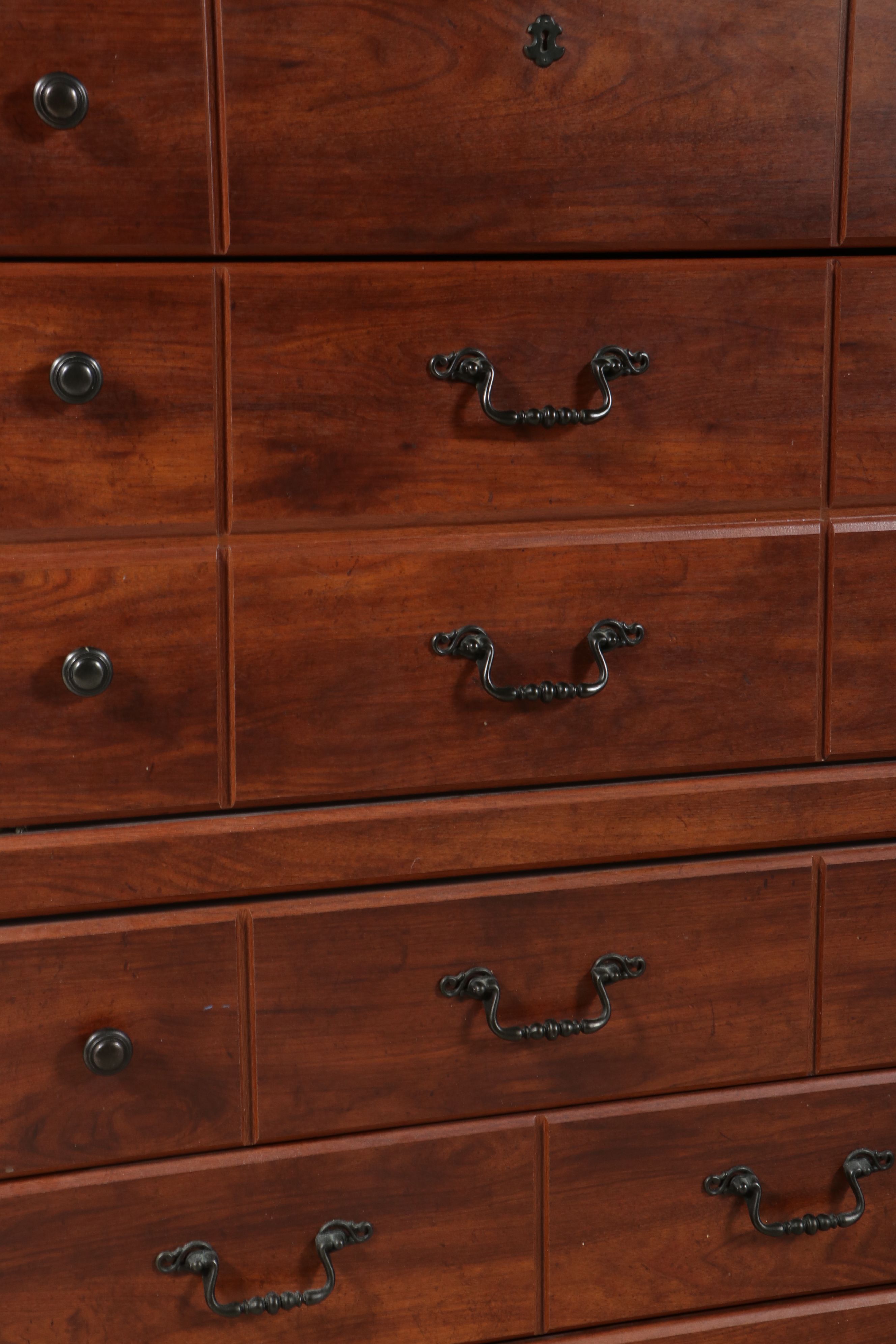 Timberline Cherry Finish "Ashworth" Tall Chest and Nightstands