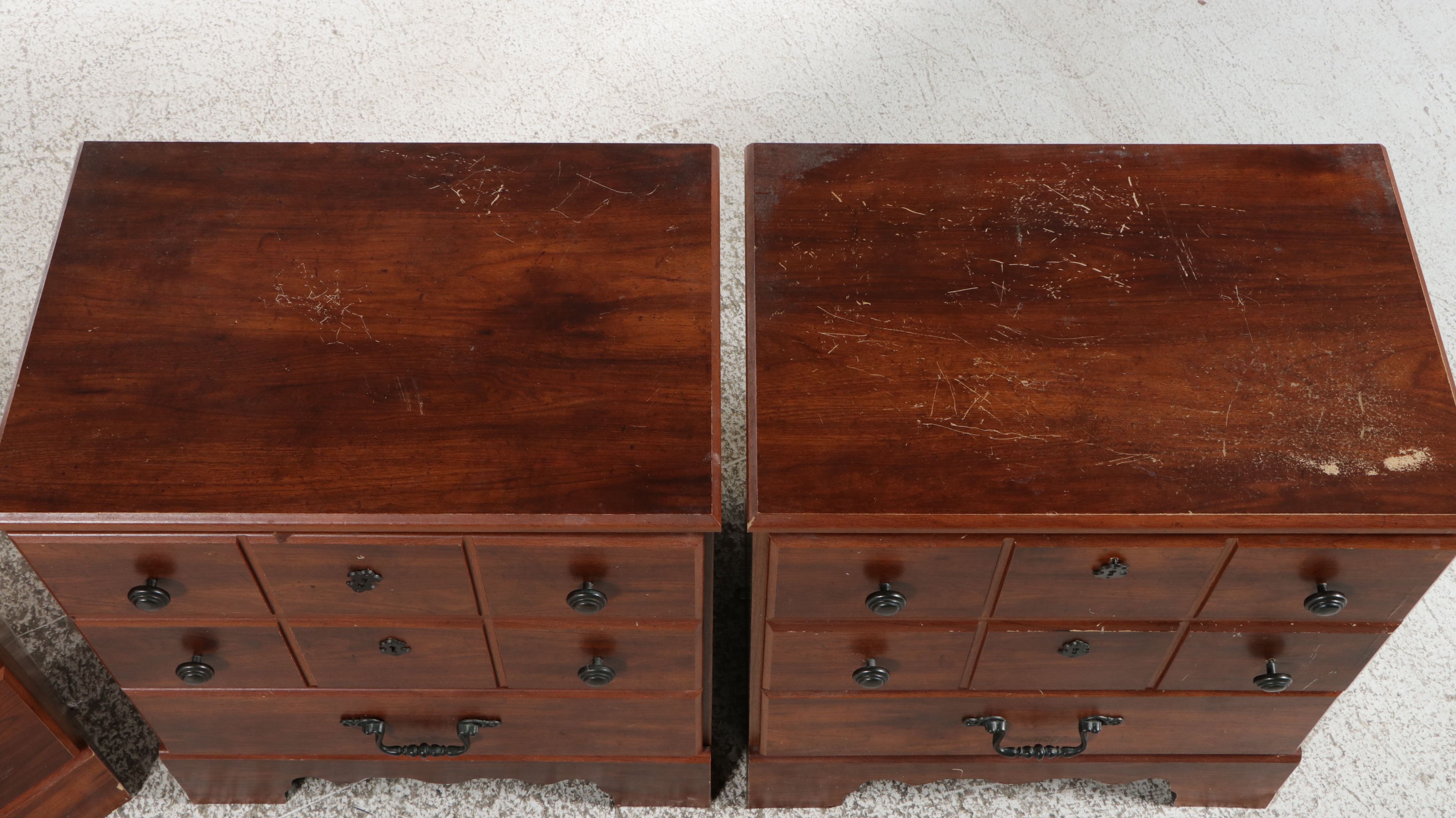 Timberline Cherry Finish "Ashworth" Tall Chest and Nightstands