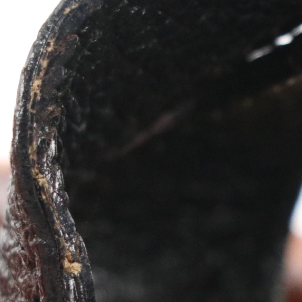 Gucci Small Bamboo Handle Drawstring Backpack in Black Suede and Leather