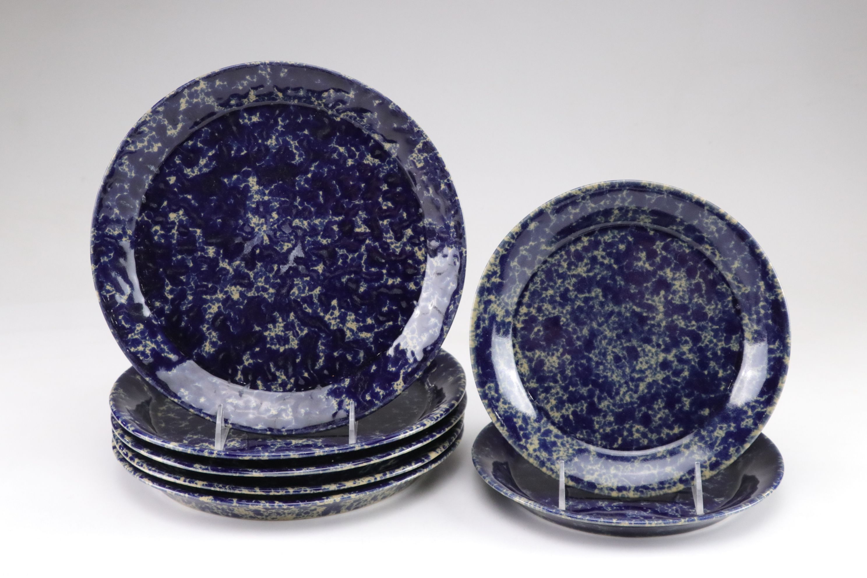 Bennington Pottery "Agate Blue" Plates and Other Dinnerware