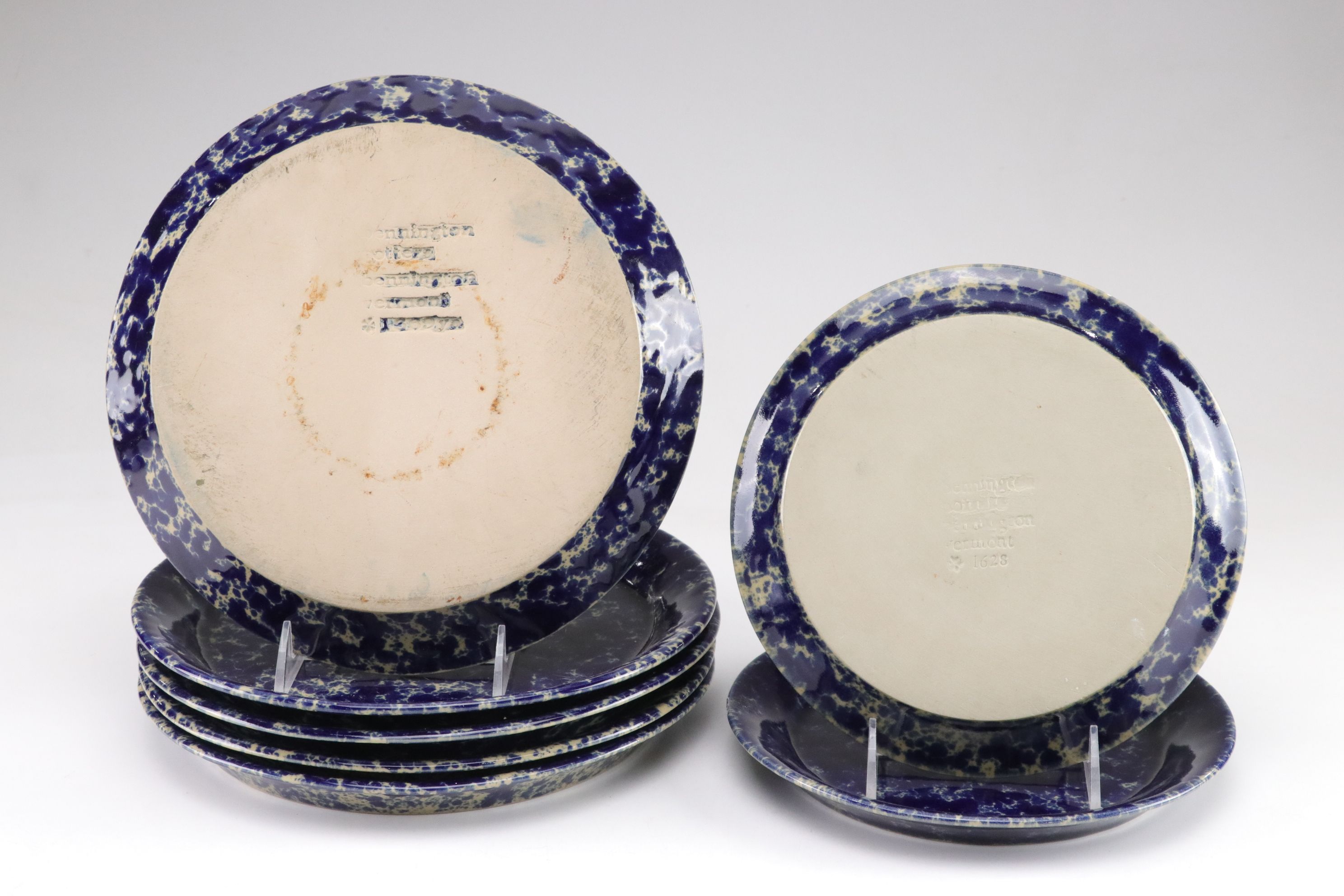 Bennington Pottery "Agate Blue" Plates and Other Dinnerware