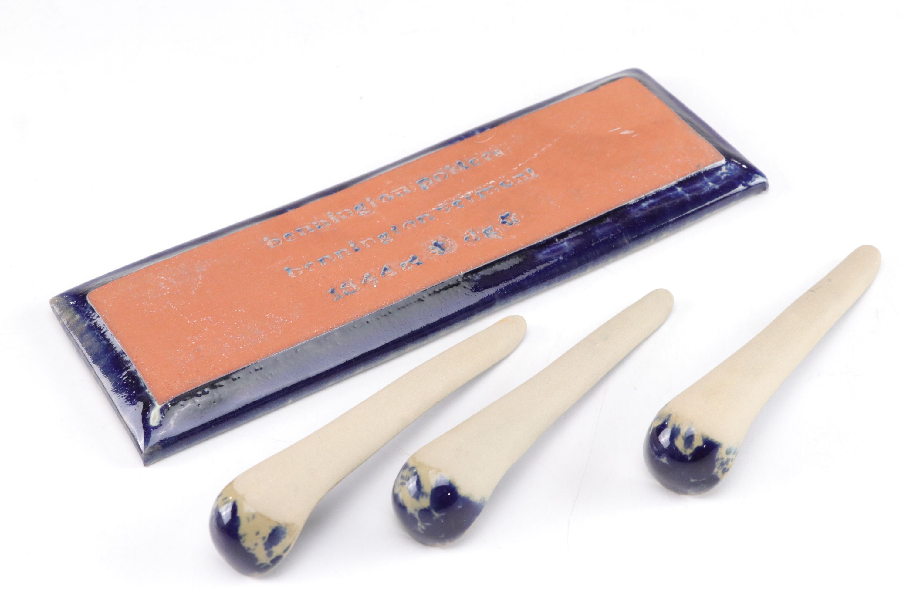 Bennington Pottery "Agate Blue" Plates and Other Dinnerware