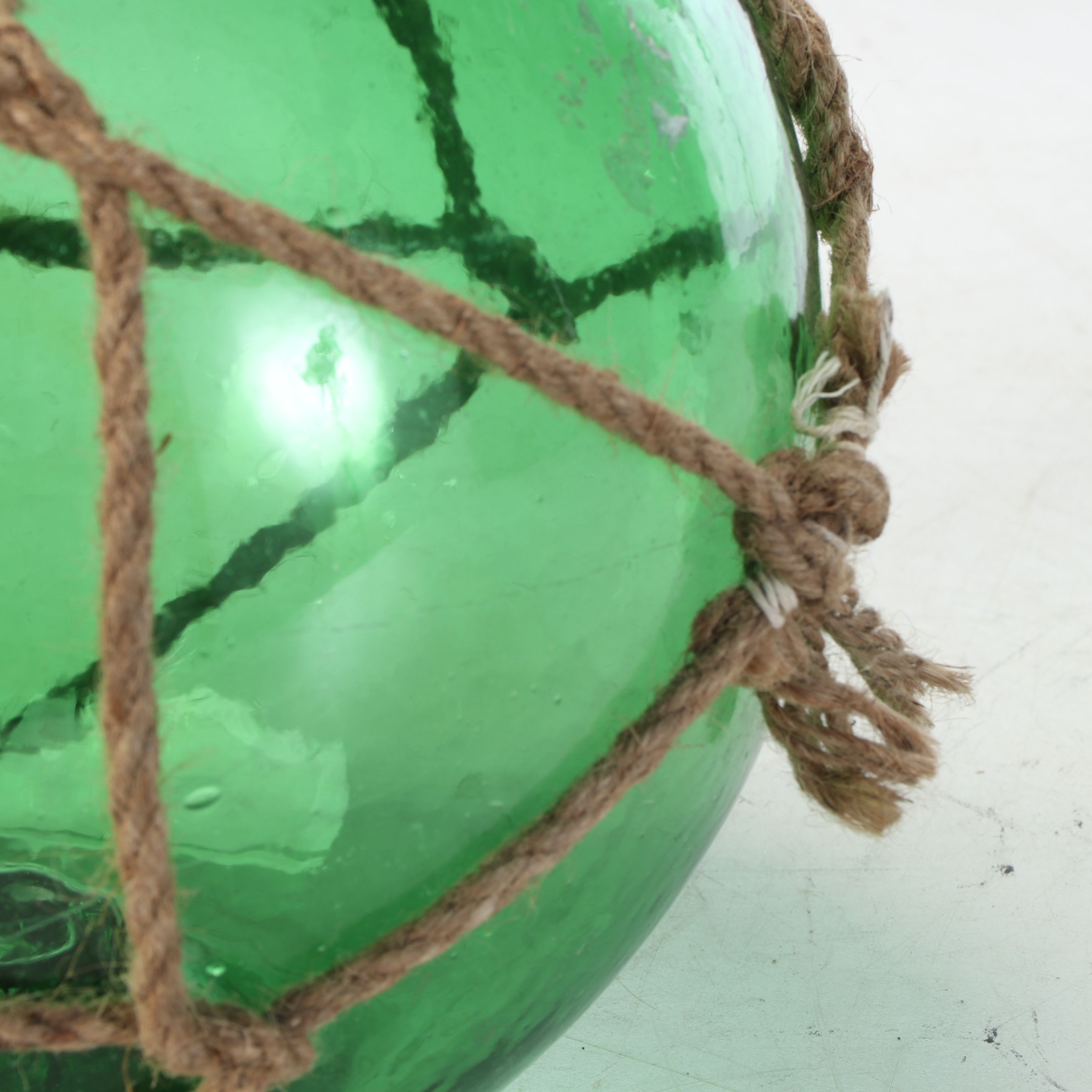 Netted Handblown Glass Fishing Float