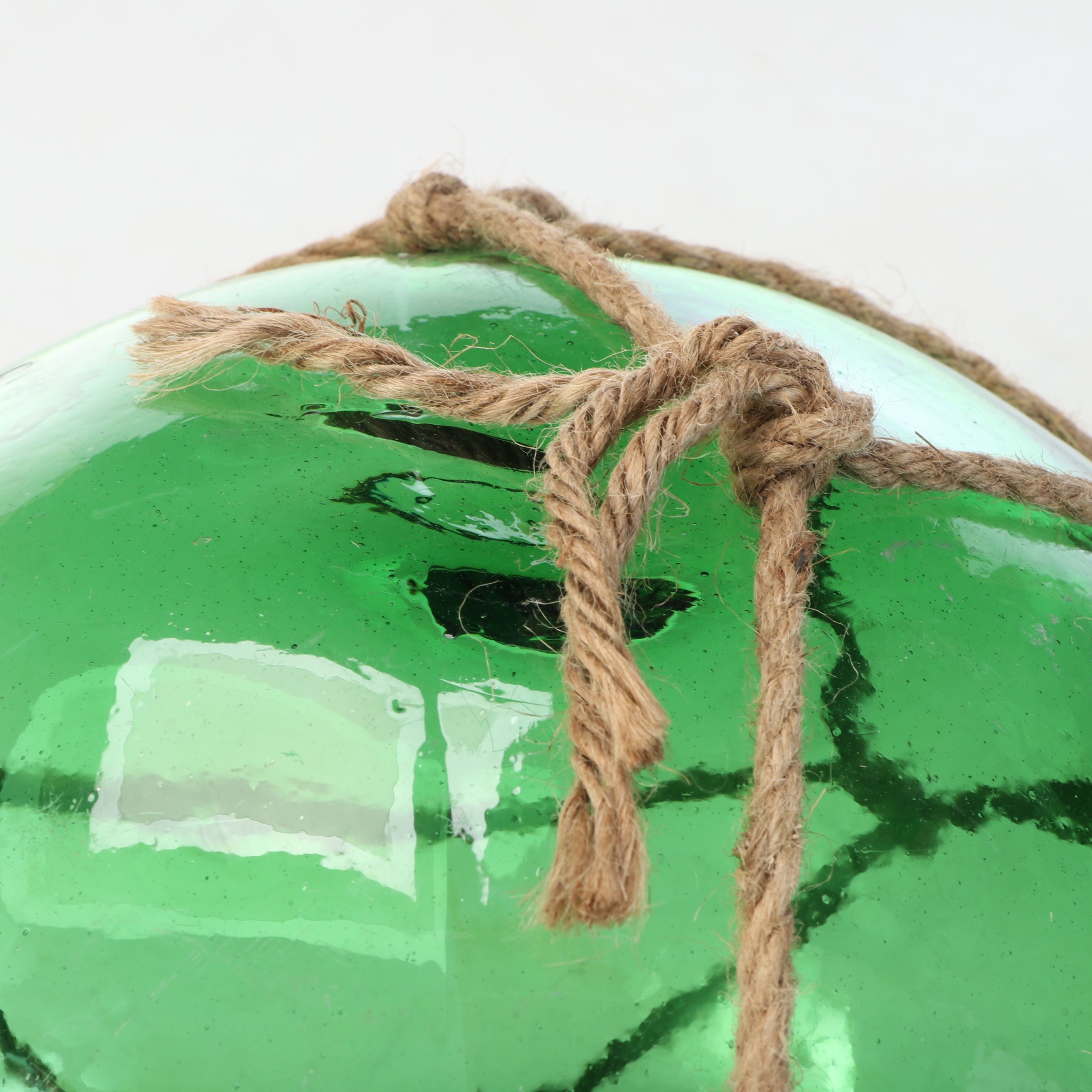 Netted Handblown Glass Fishing Float