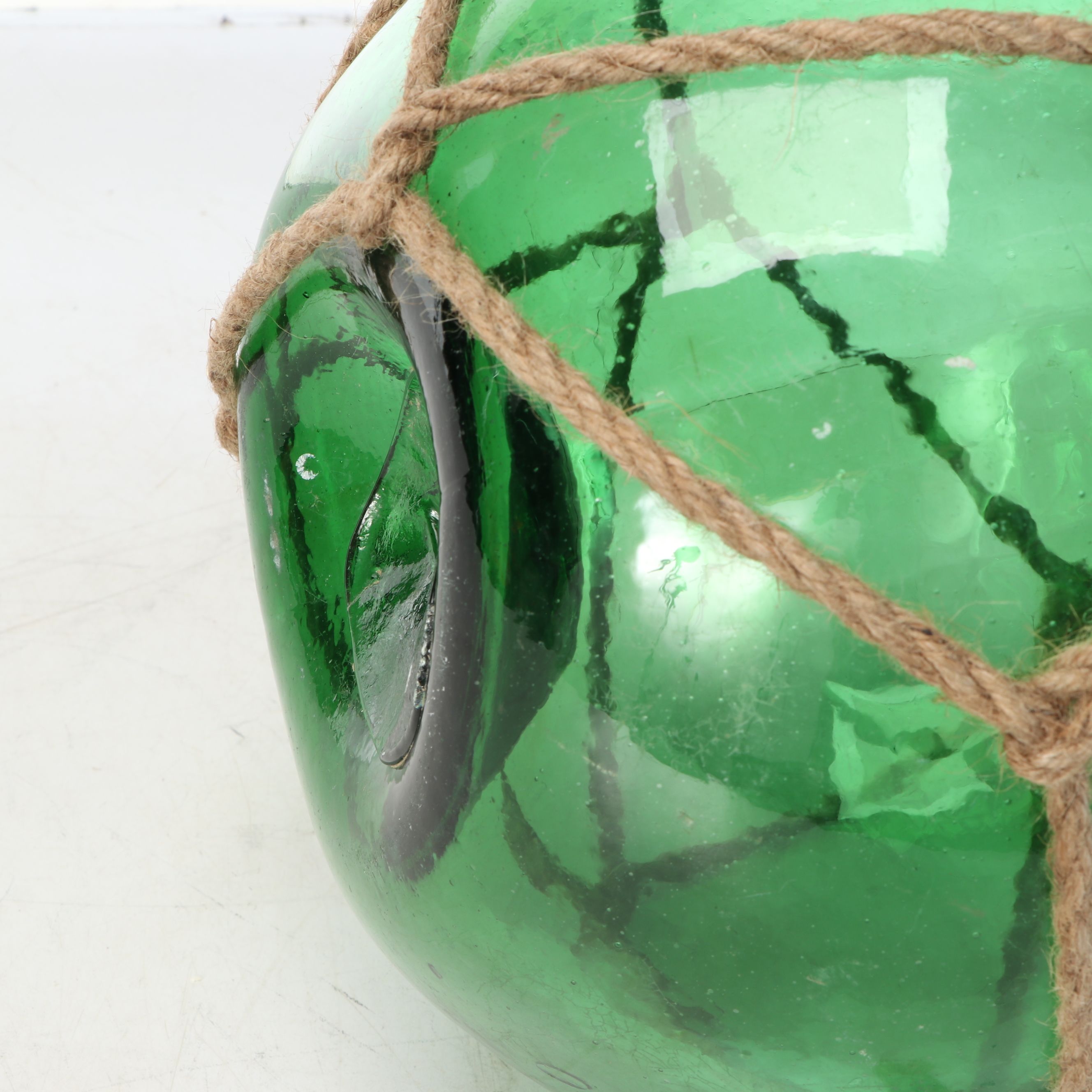 Netted Handblown Glass Fishing Float
