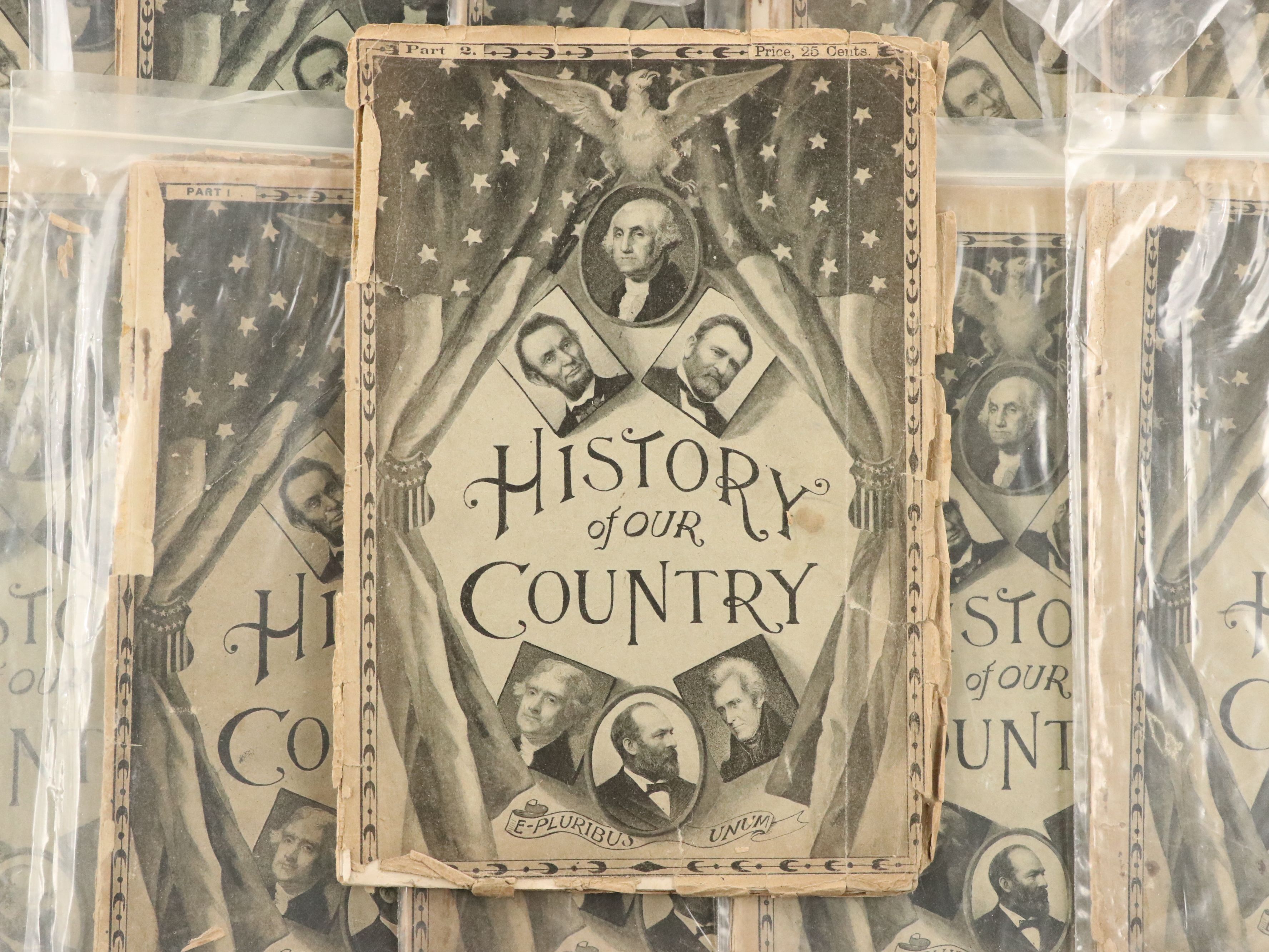 "Prospectus of Ellis's History of Our Country" Antique American History Booklets