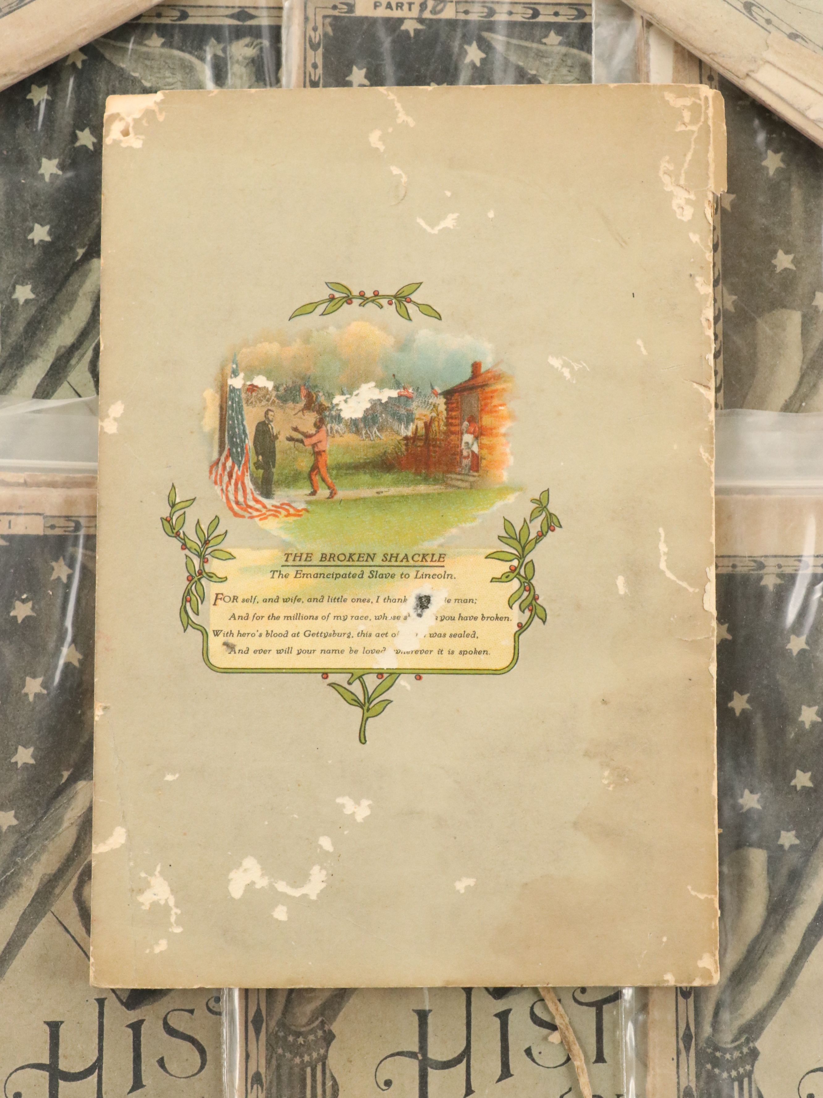 "Prospectus of Ellis's History of Our Country" Antique American History Booklets