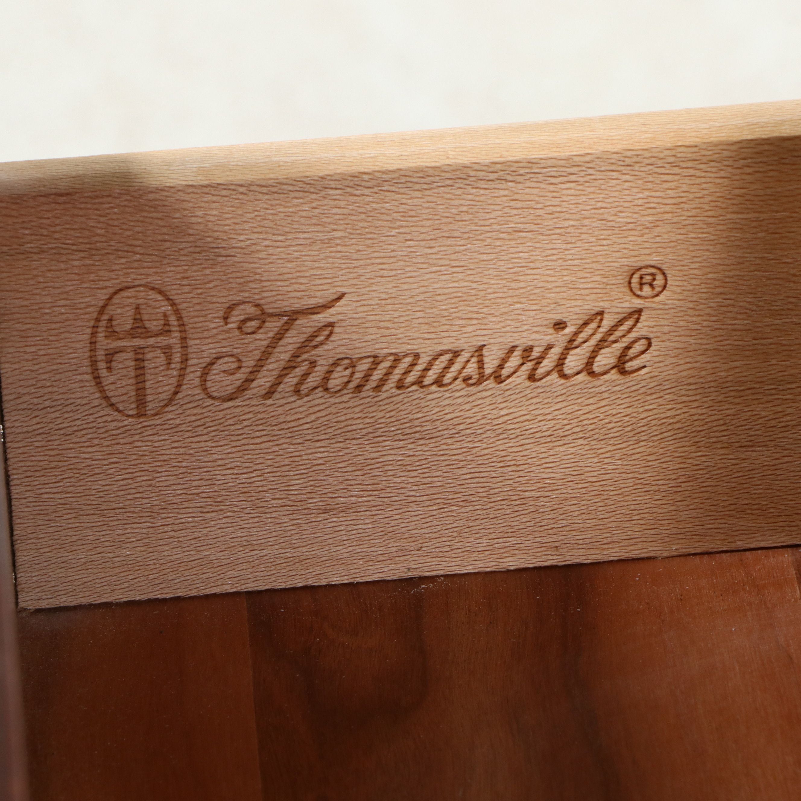 Thomasville "The Mahogany Collection" Chippendale Block-Front Bachelor's Chest