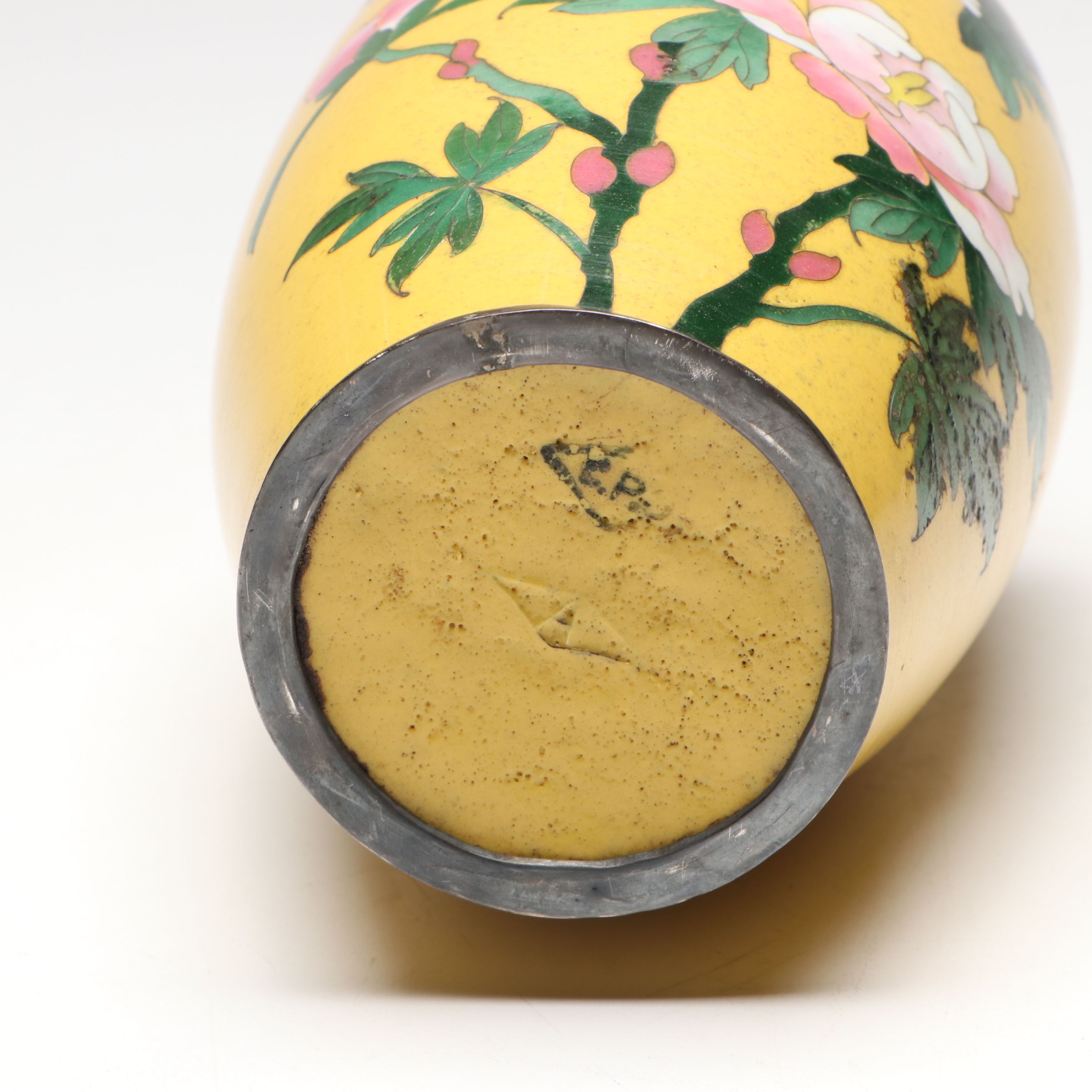 Japanese Satsuma Moriage Porcelain Vases with Other Ceramic and Cloisonné Vases