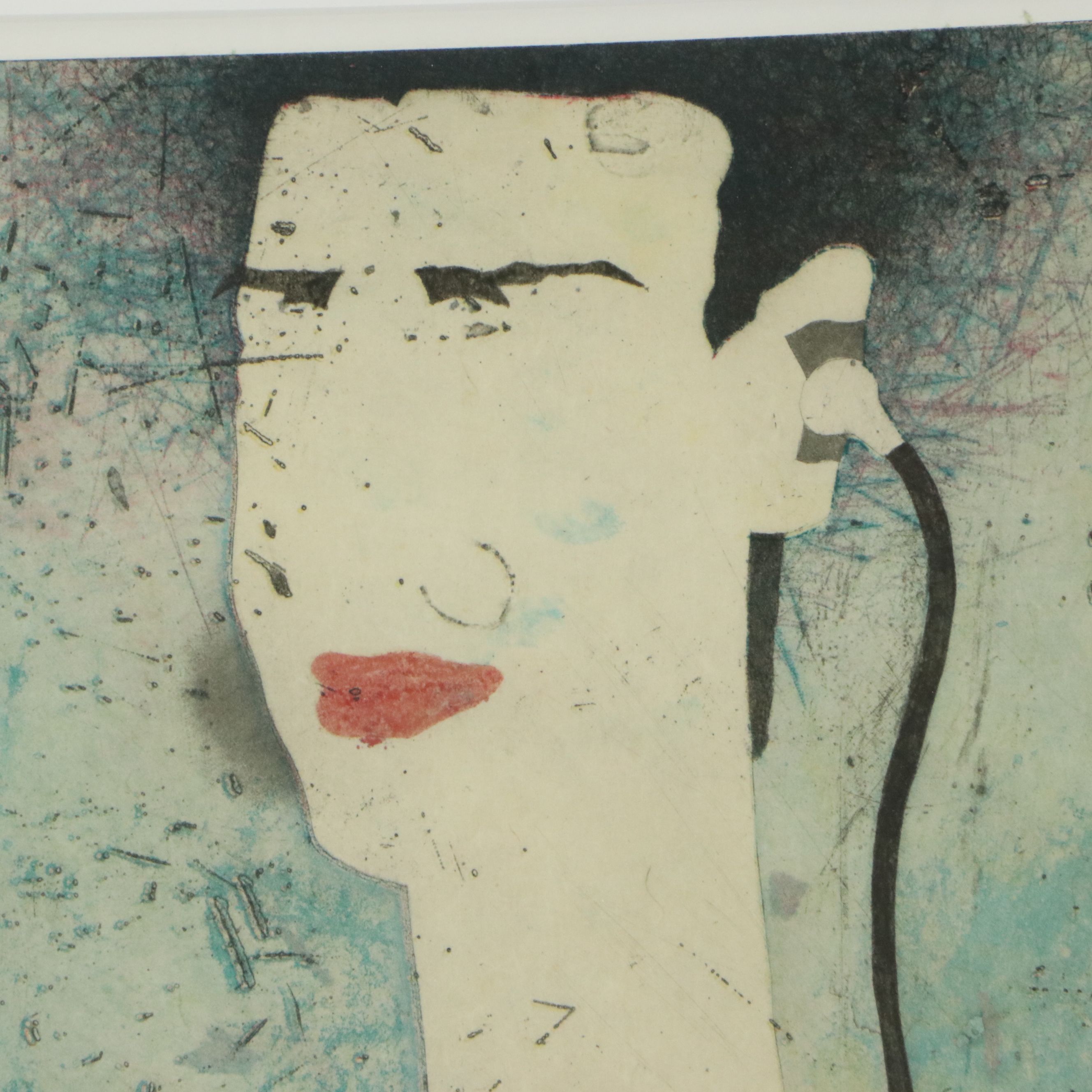 Hiratsuka Yuji Etching "At the Opera"