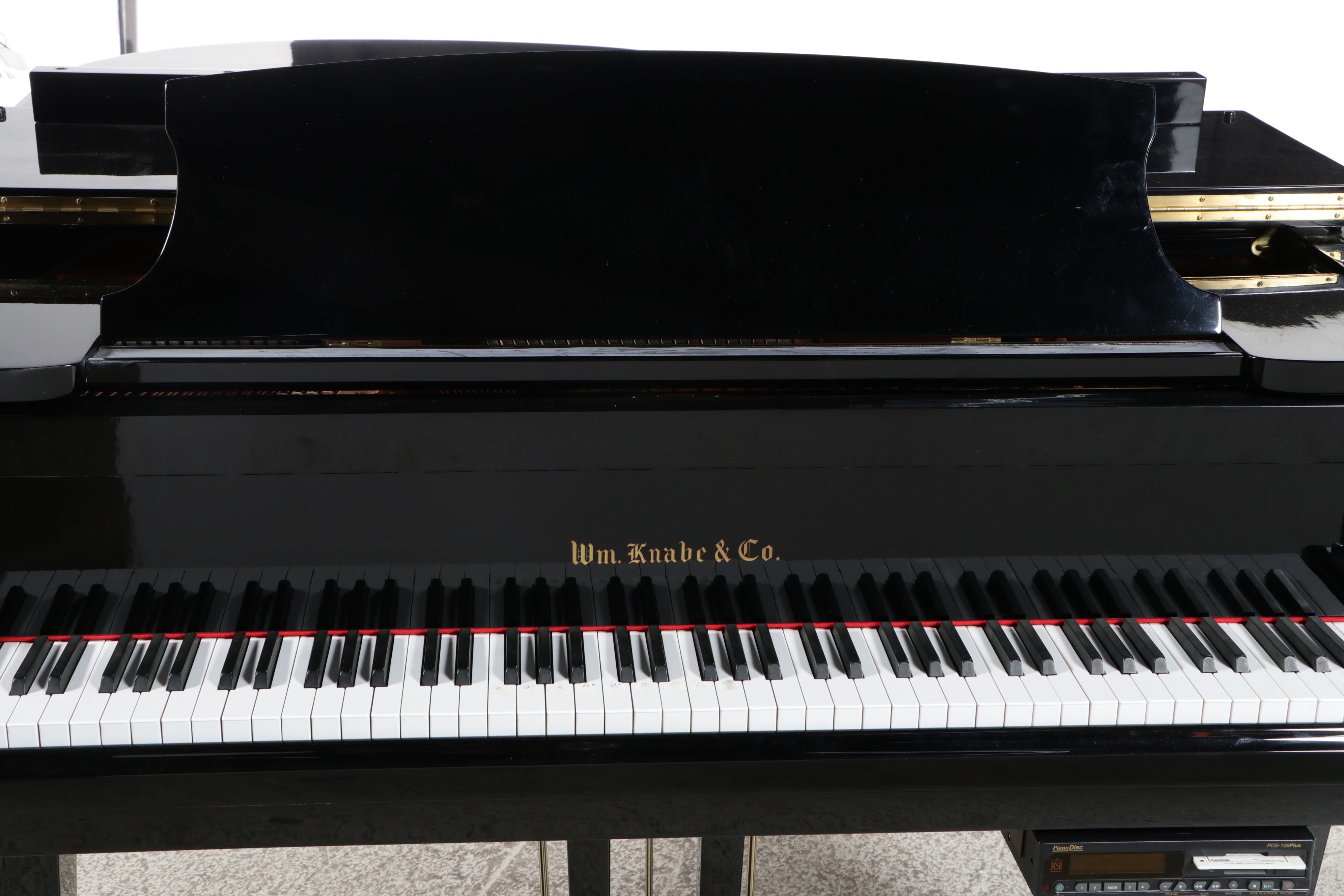 Wm. Knabe & Co. Gloss Black Grand Piano with PianoDisc Player Piano System