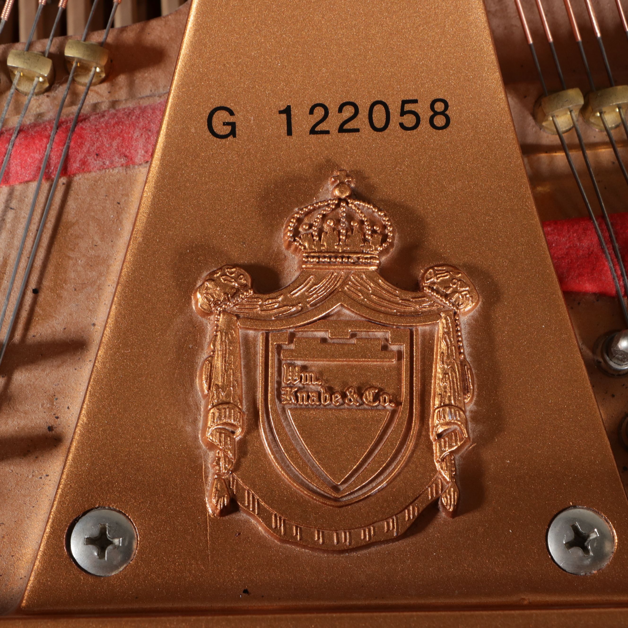 Wm. Knabe & Co. Gloss Black Grand Piano with PianoDisc Player Piano System