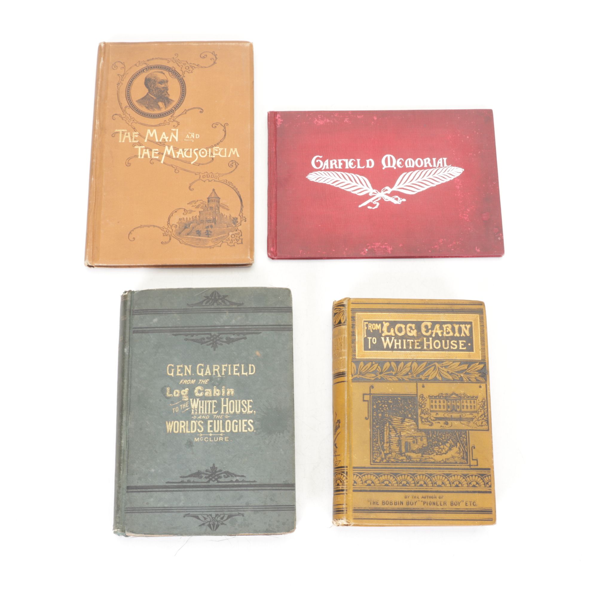 President Garfield Biographies and Memorial Books Including First Editions